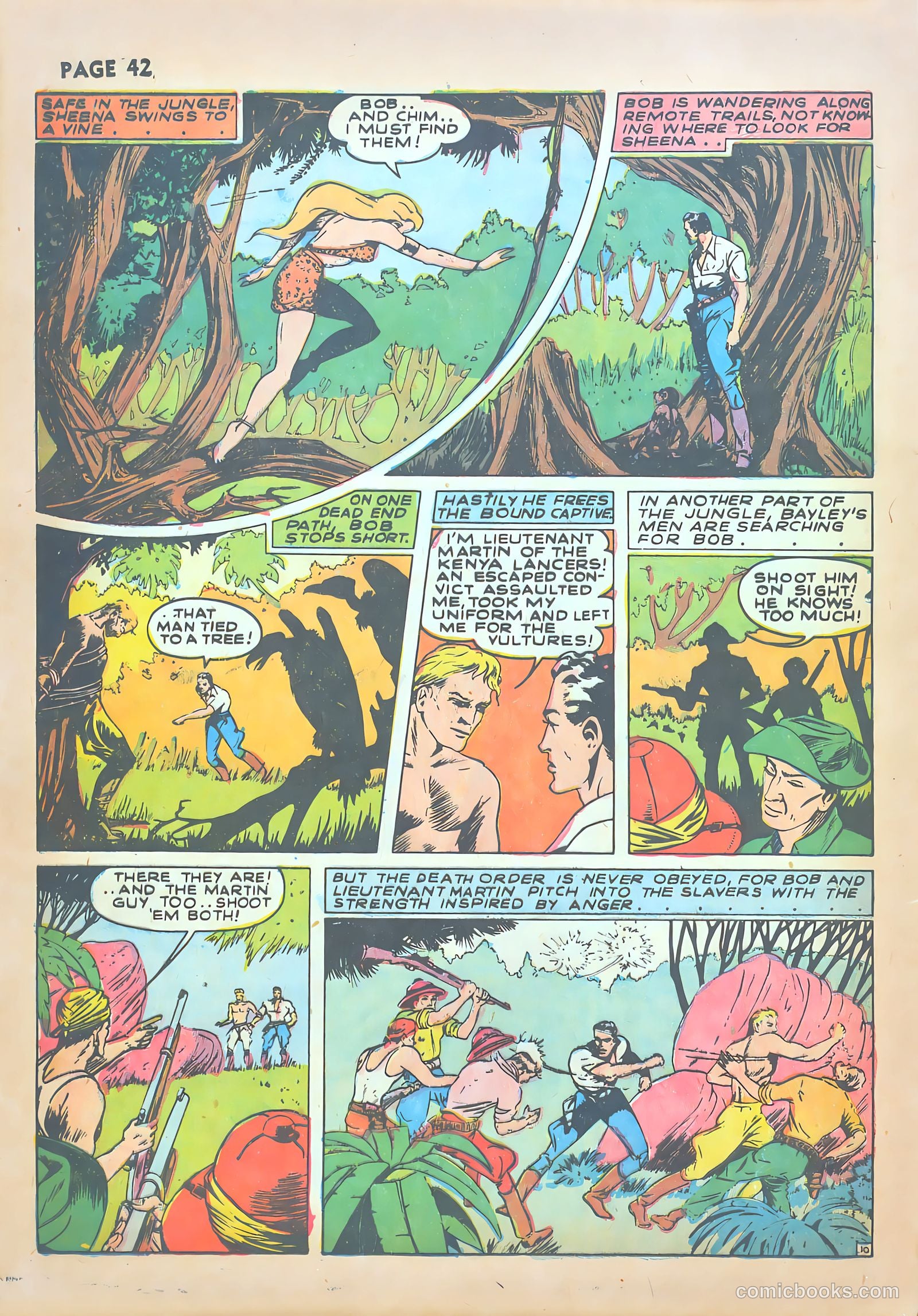 Sheena, Queen of the Jungle #1 (1942) — page 44 of 68