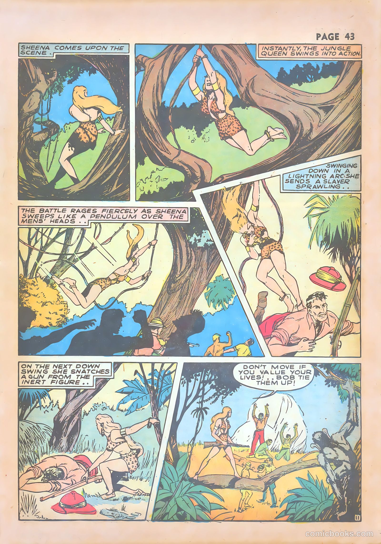 Sheena, Queen of the Jungle #1 (1942) — page 45 of 68