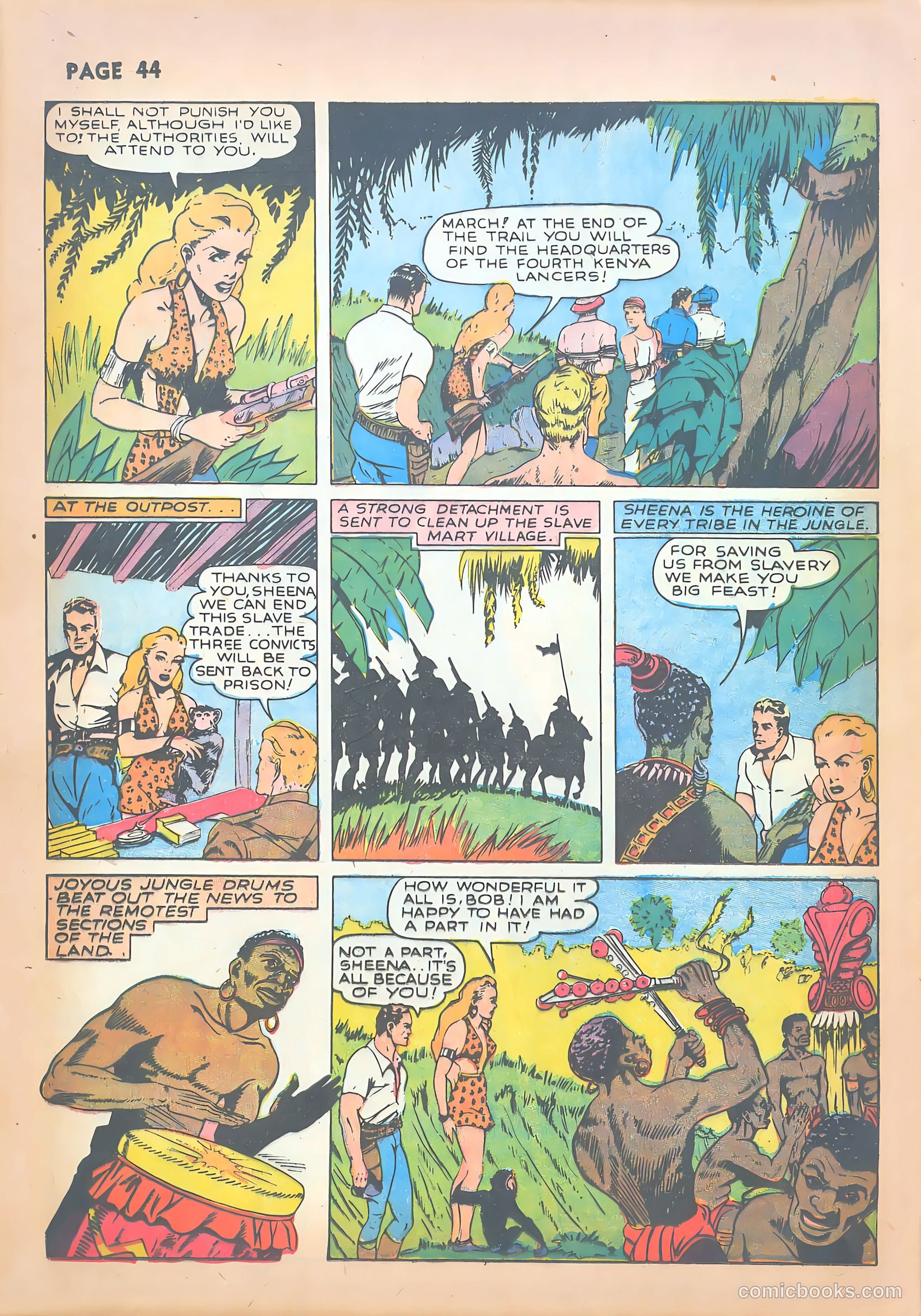 Sheena, Queen of the Jungle #1 (1942) — page 46 of 68