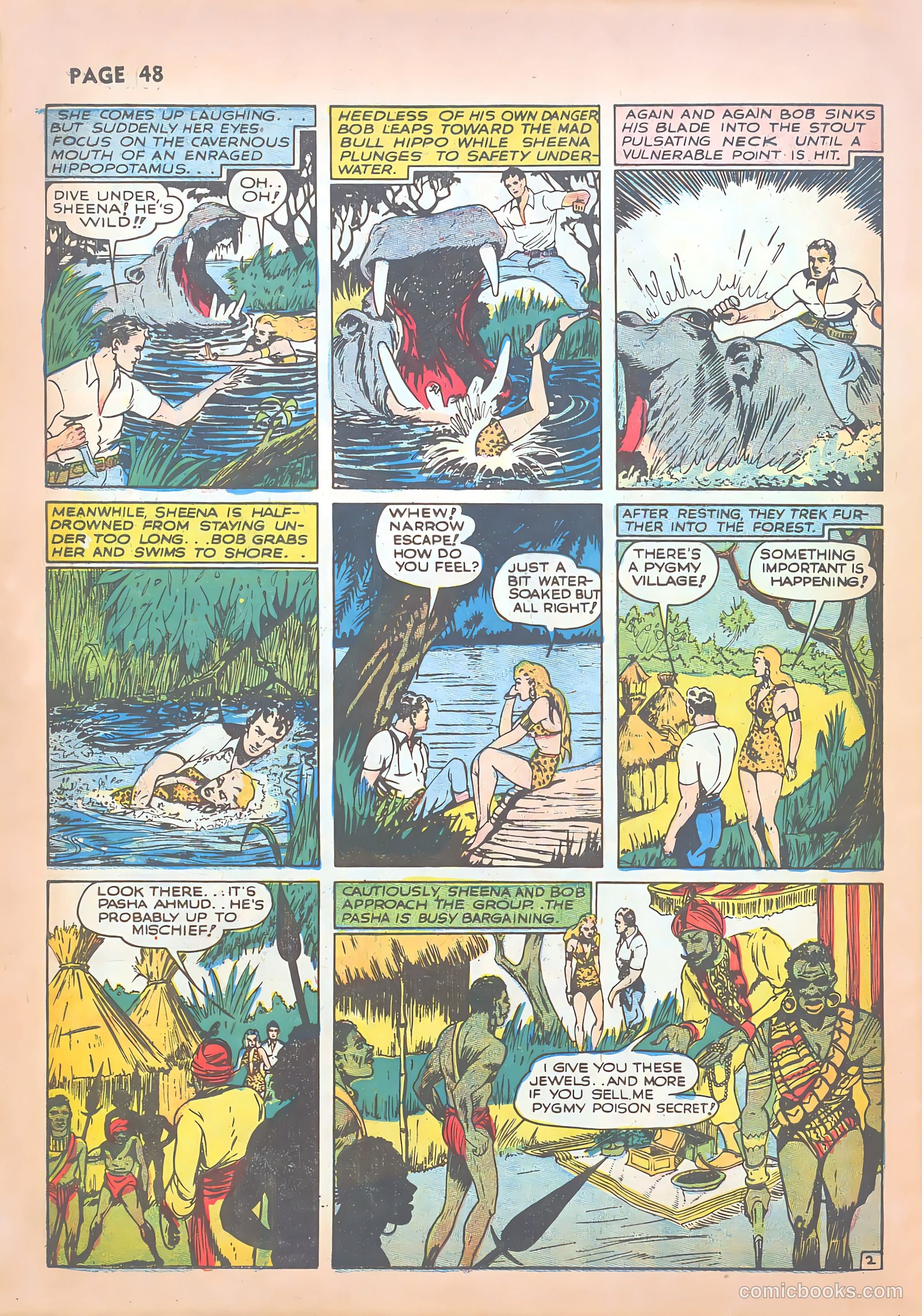 Sheena, Queen of the Jungle #1 (1942) — page 50 of 68