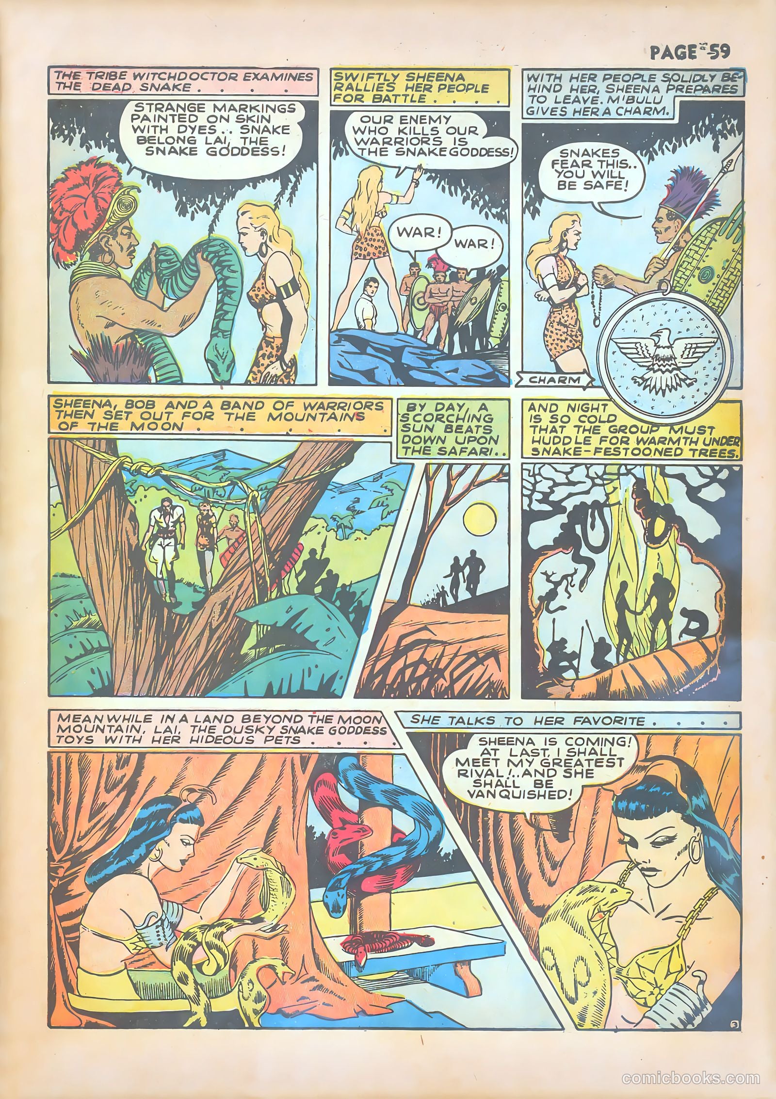 Sheena, Queen of the Jungle #1 (1942) — page 61 of 68