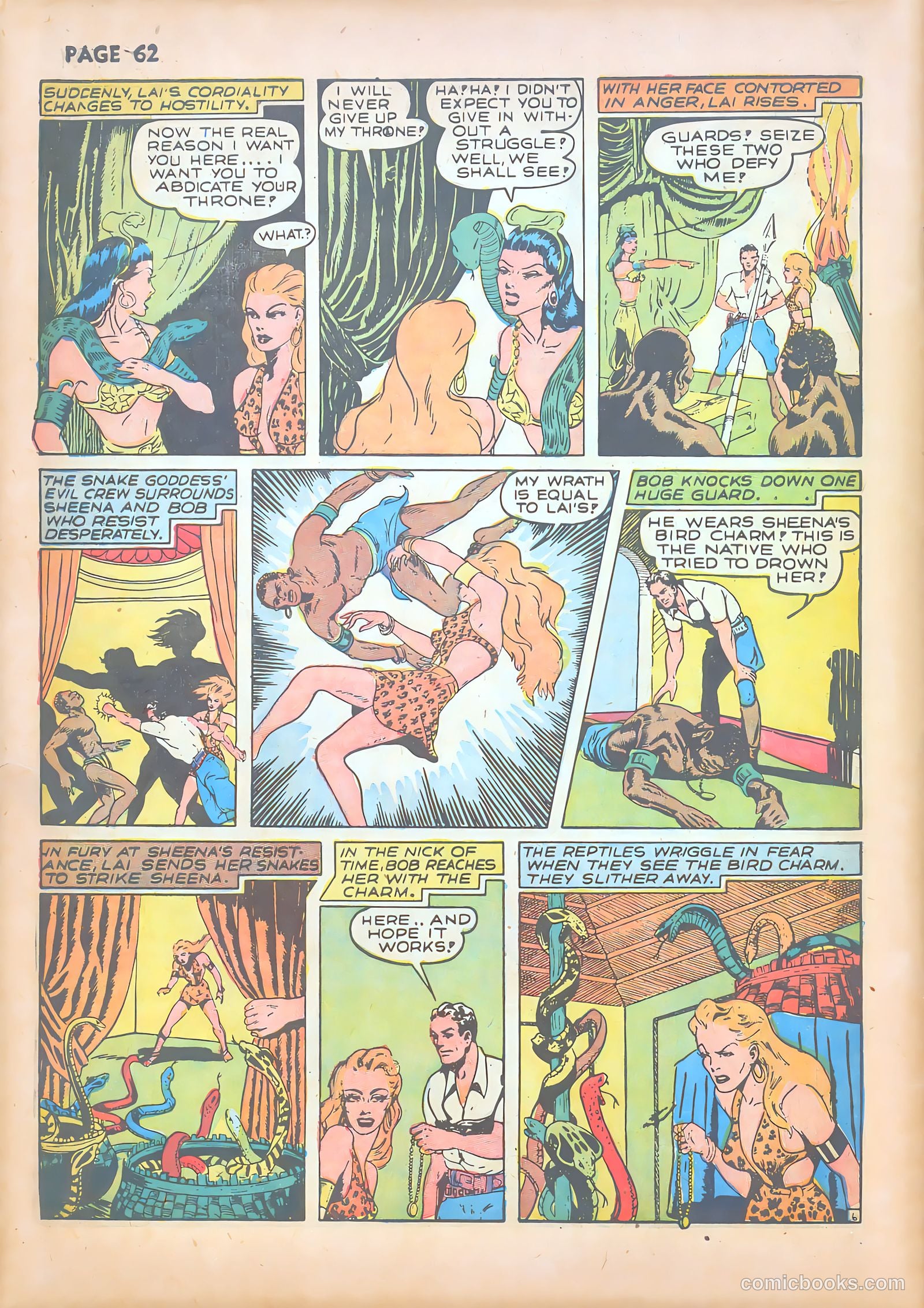 Sheena, Queen of the Jungle #1 (1942) — page 64 of 68