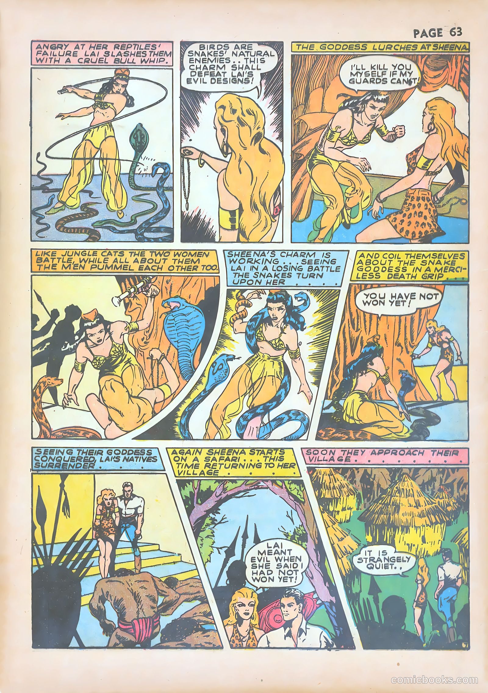 Sheena, Queen of the Jungle #1 (1942) — page 65 of 68