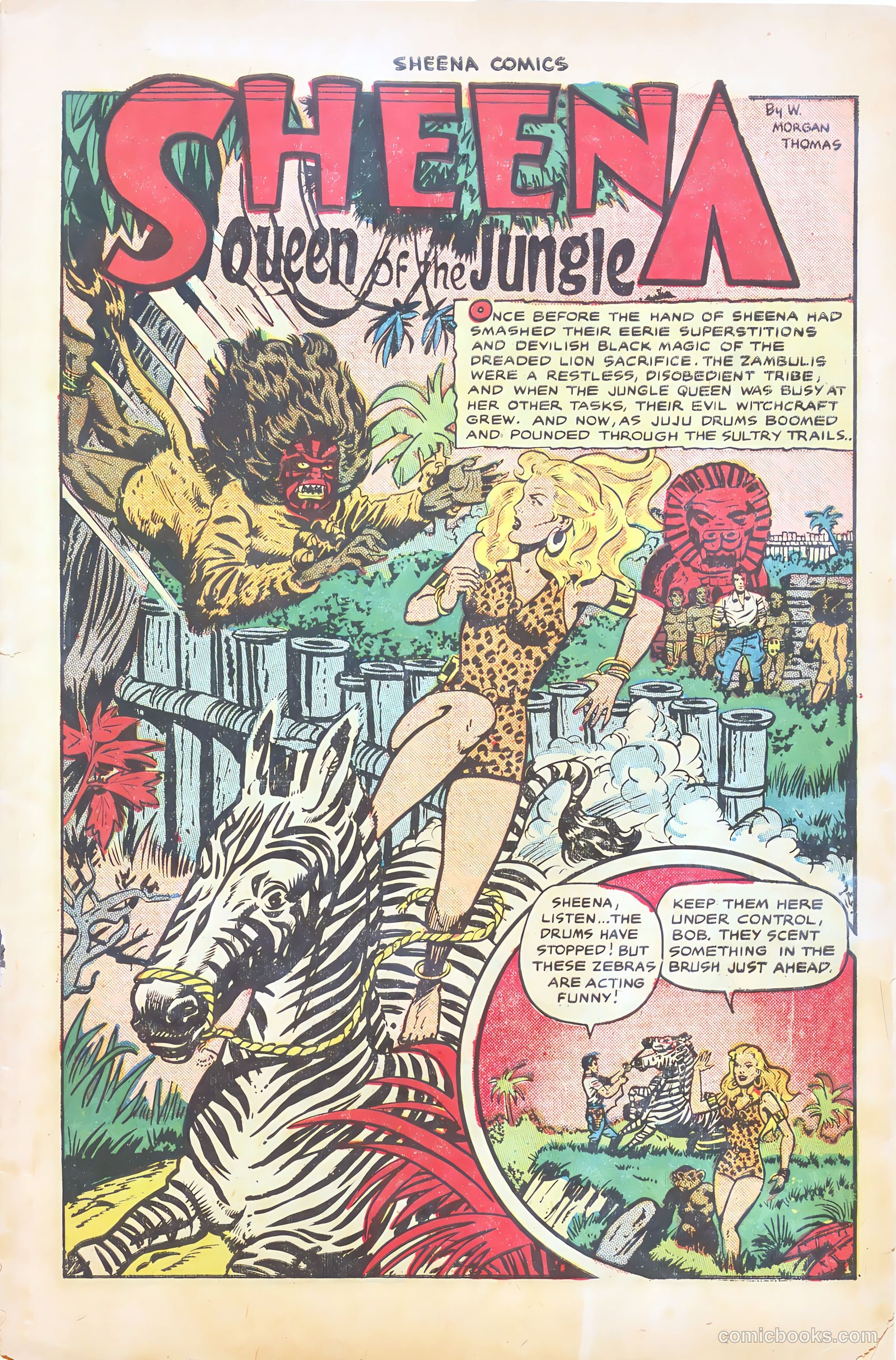 Sheena, Queen of the Jungle #10 (1950) — page 3 of 37