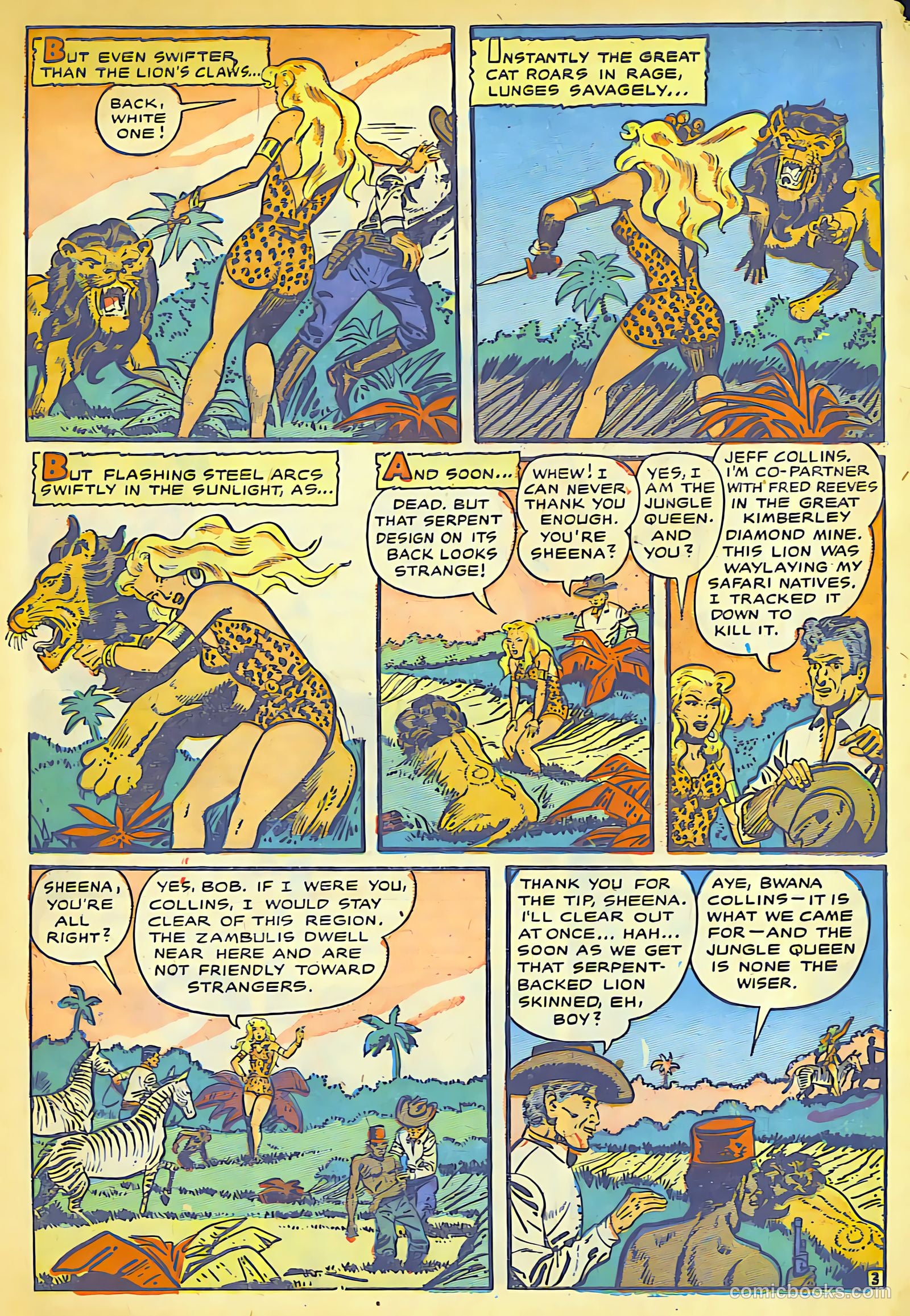 Sheena, Queen of the Jungle #10 (1950) — page 6 of 37