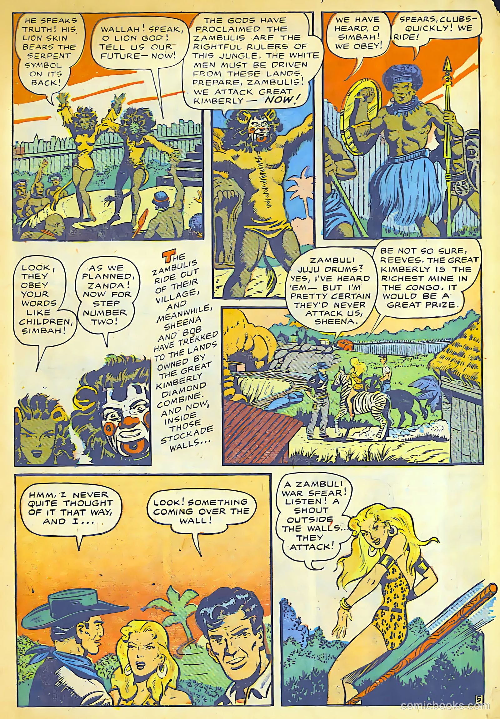 Sheena, Queen of the Jungle #10 (1950) — page 8 of 37