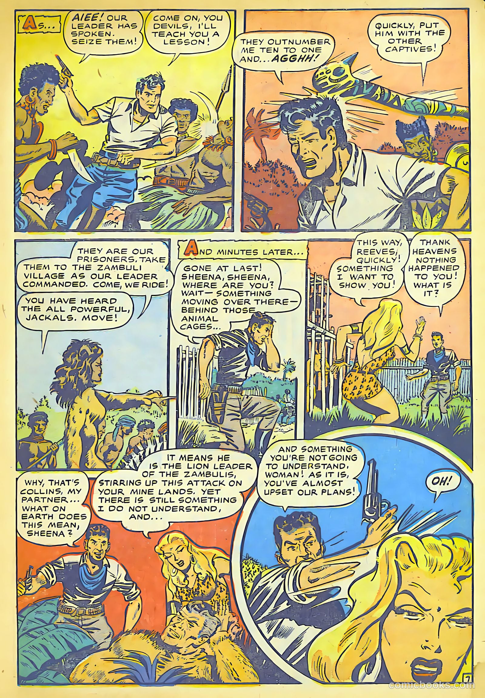 Sheena, Queen of the Jungle #10 (1950) — page 10 of 37