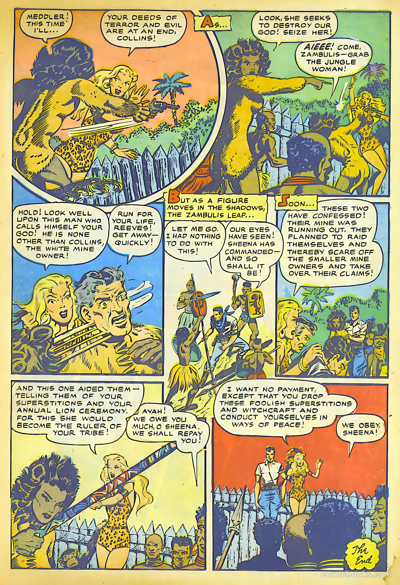 Sheena, Queen of the Jungle #10 (1950) — page 14 of 37
