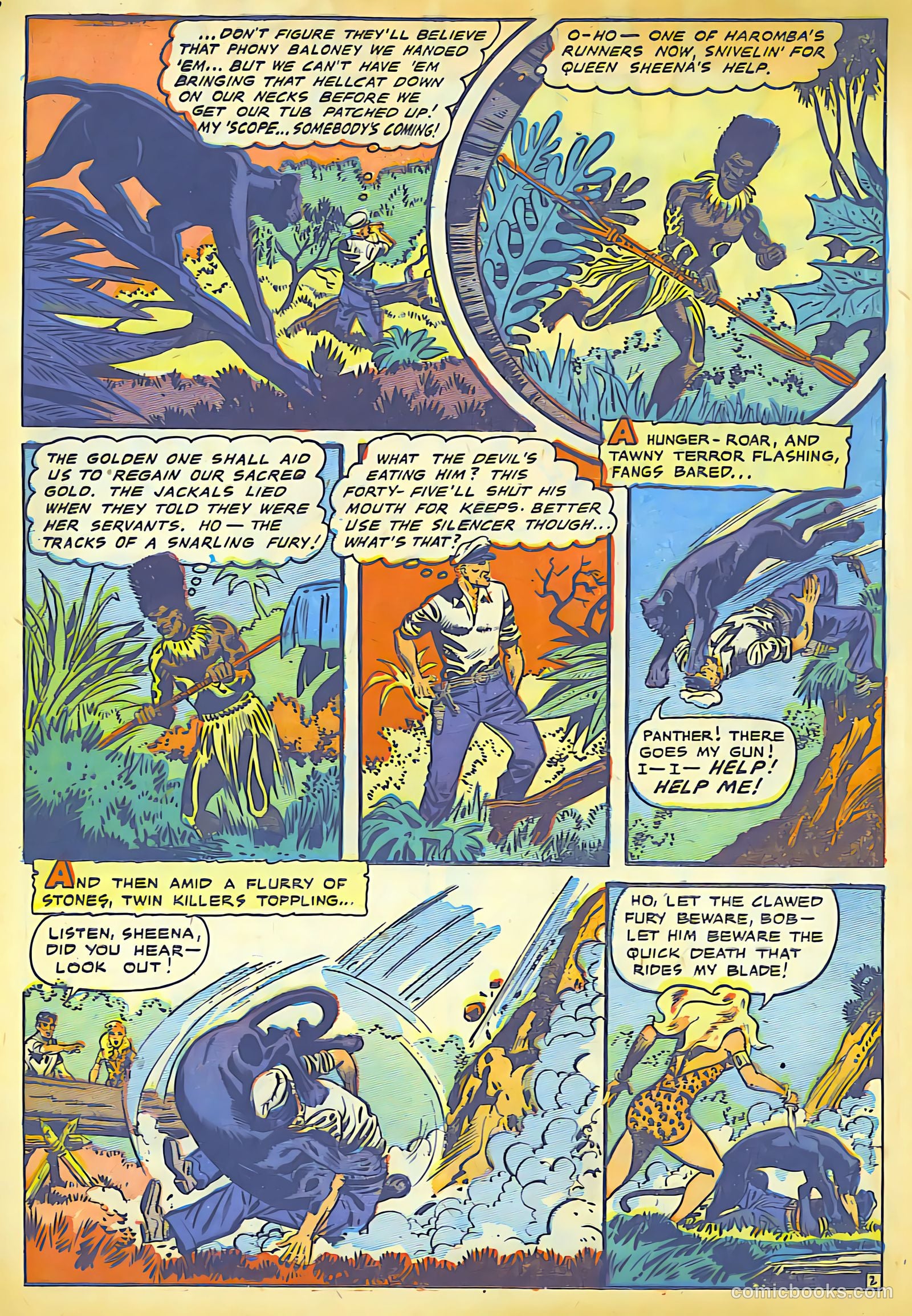 Sheena, Queen of the Jungle #10 (1950) — page 17 of 37