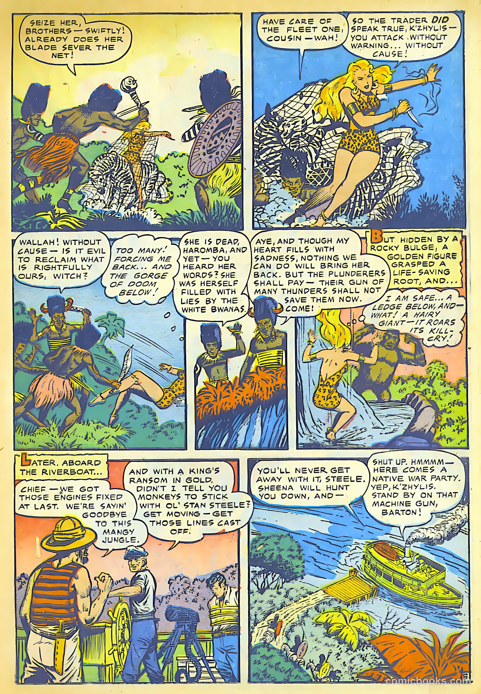 Sheena, Queen of the Jungle #10 (1950) — page 20 of 37