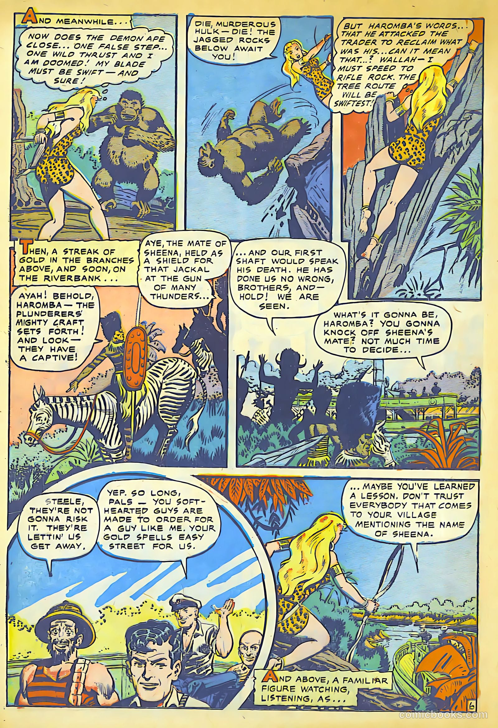 Sheena, Queen of the Jungle #10 (1950) — page 21 of 37