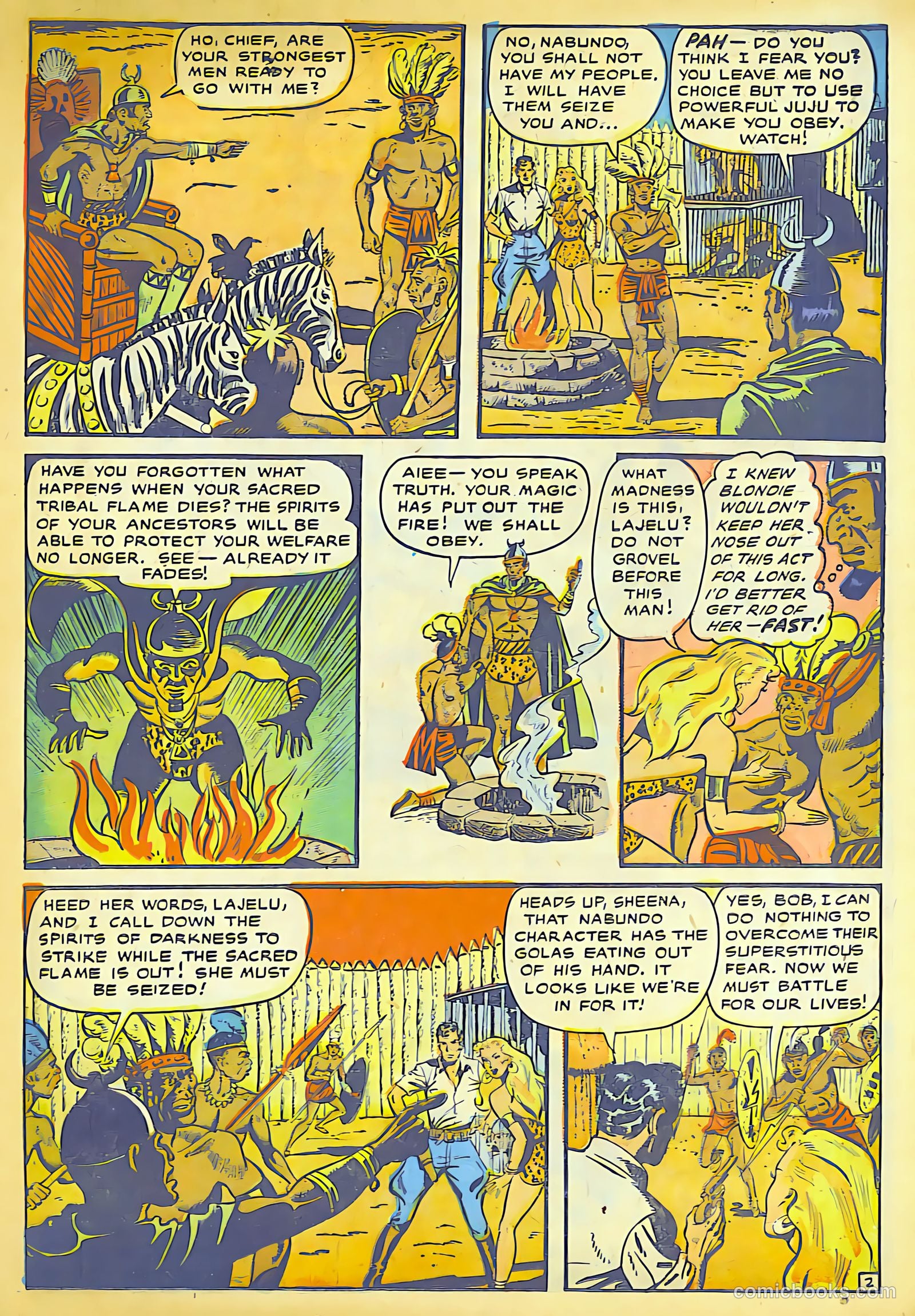 Sheena, Queen of the Jungle #10 (1950) — page 26 of 37
