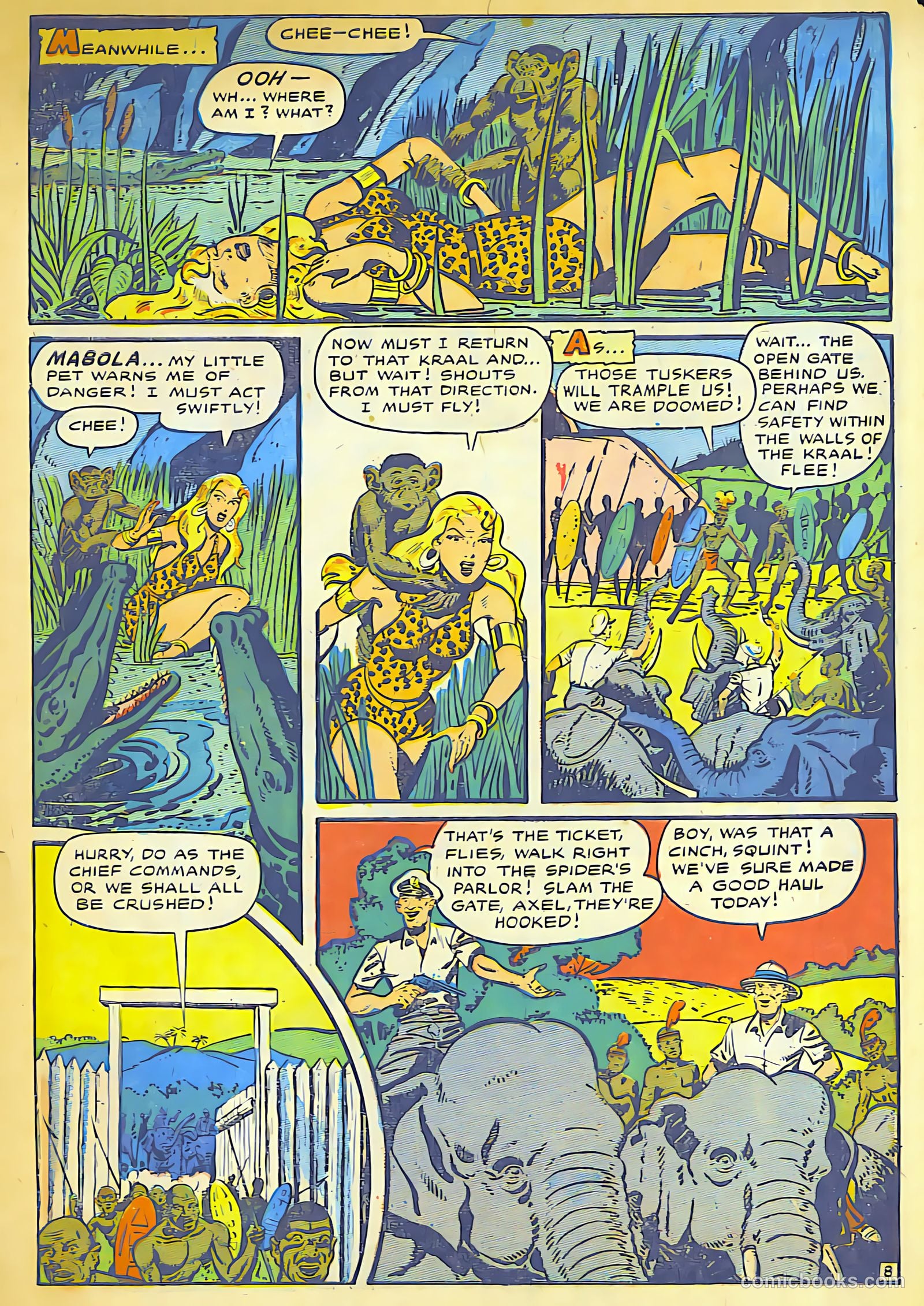 Sheena, Queen of the Jungle #10 (1950) — page 32 of 37
