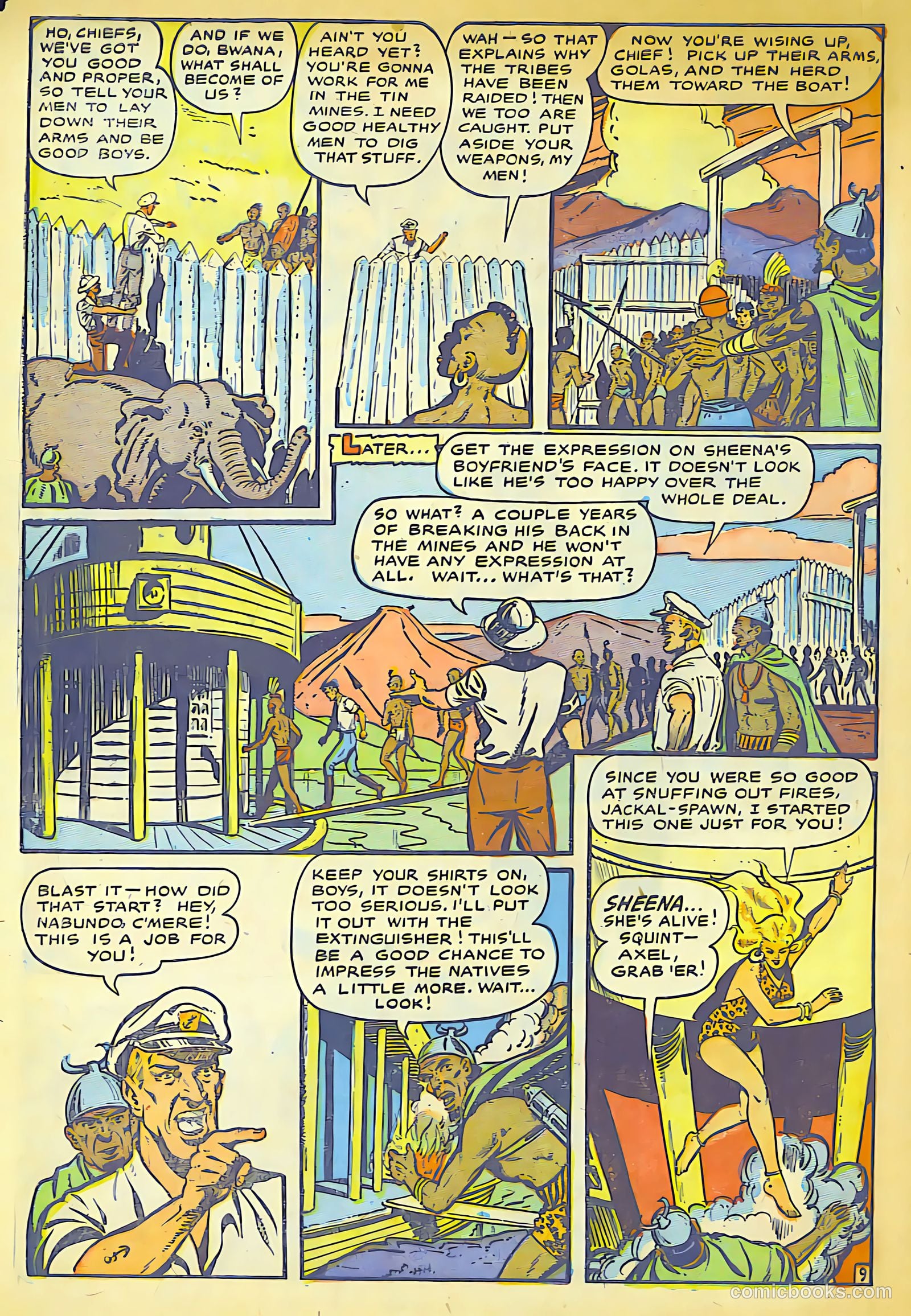 Sheena, Queen of the Jungle #10 (1950) — page 33 of 37