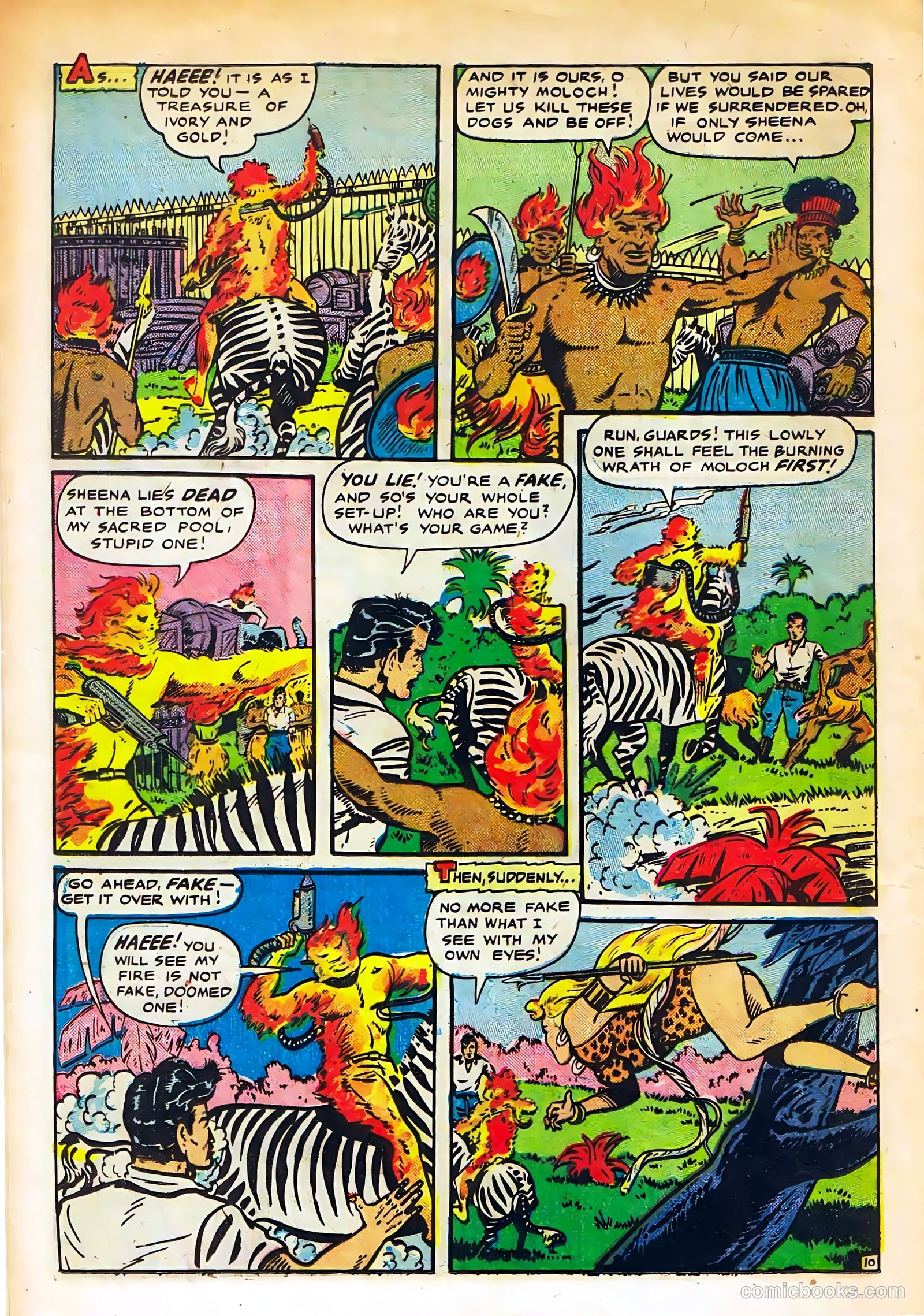 Sheena, Queen of the Jungle #11 (1951) — page 12 of 36
