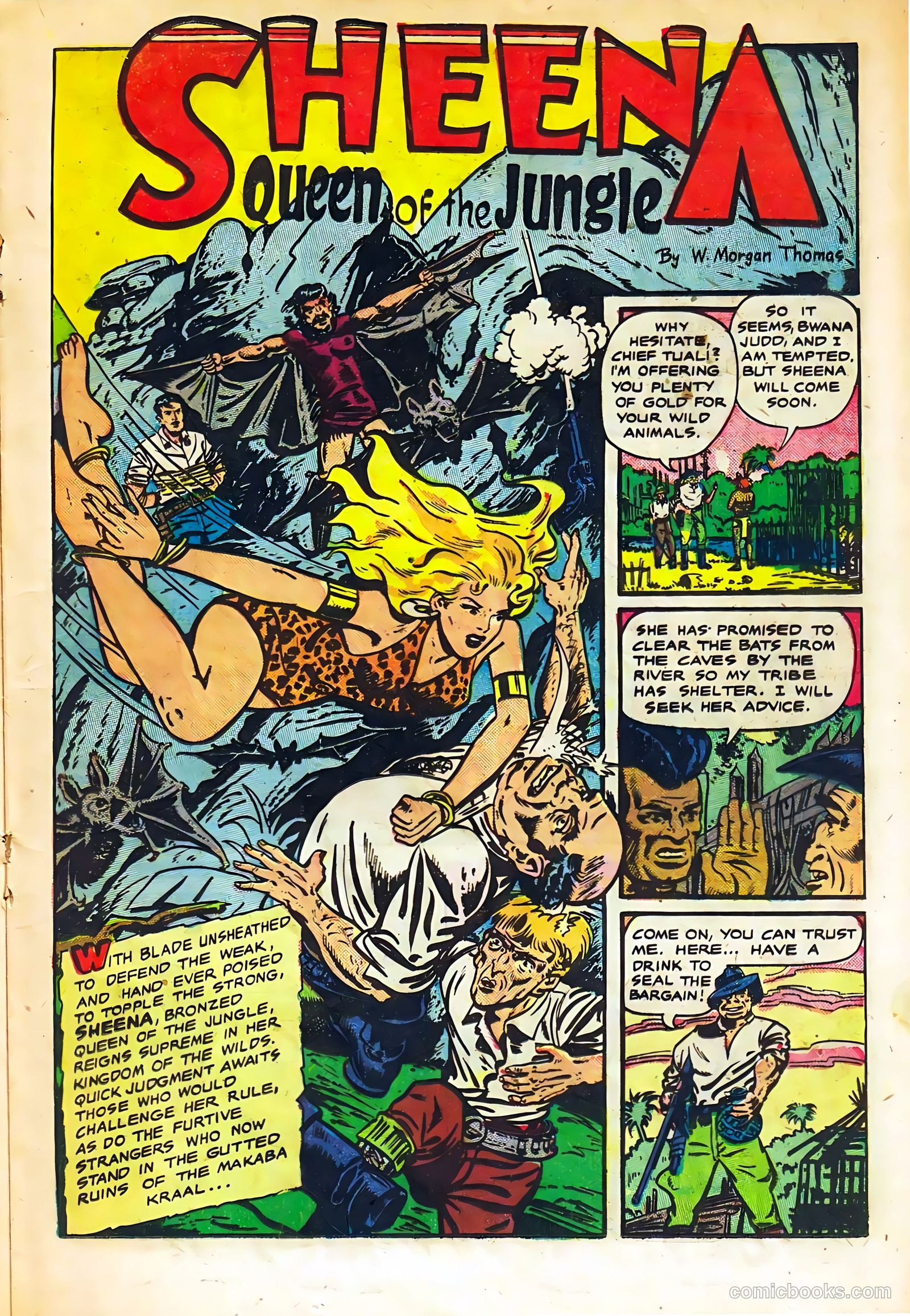 Sheena, Queen of the Jungle #11 (1951) — page 17 of 36