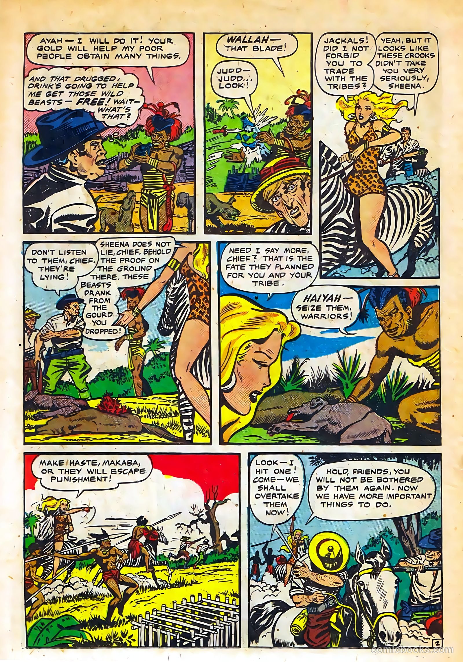 Sheena, Queen of the Jungle #11 (1951) — page 18 of 36