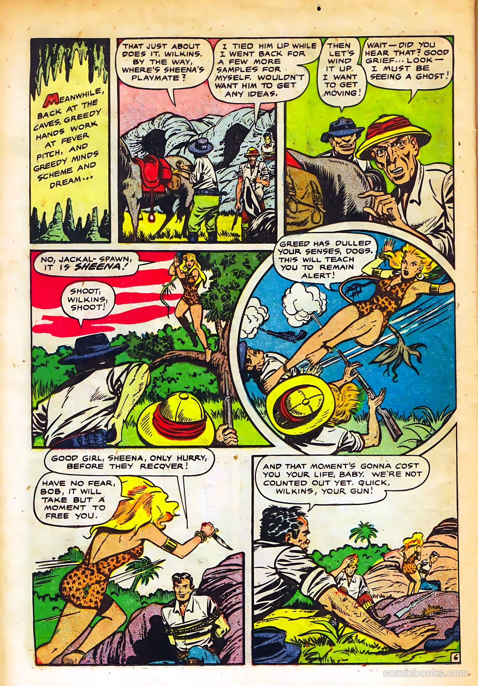Sheena, Queen of the Jungle #11 (1951) — page 22 of 36