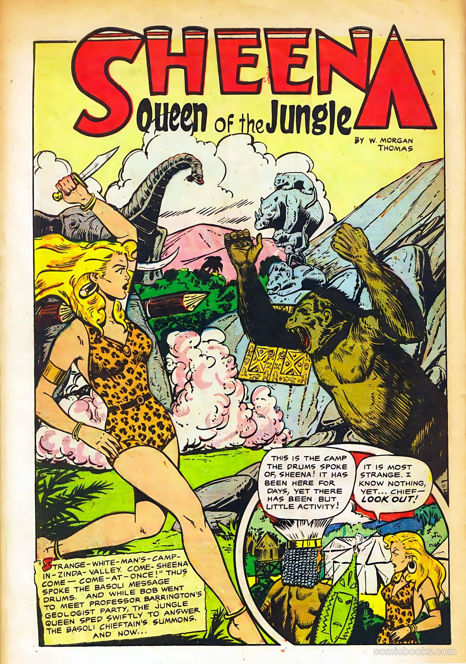 Sheena, Queen of the Jungle #11 (1951) — page 28 of 36