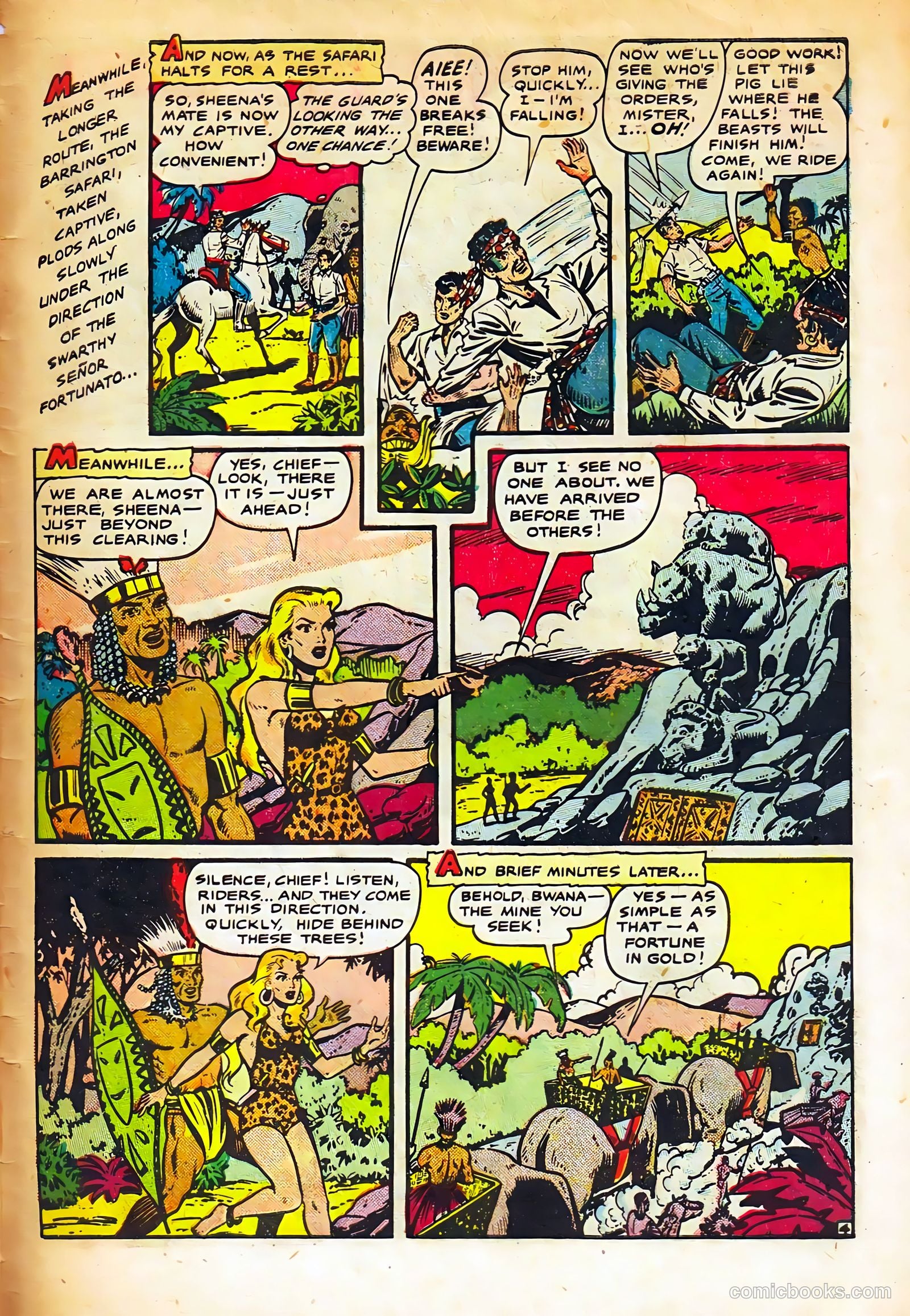 Sheena, Queen of the Jungle #11 (1951) — page 31 of 36