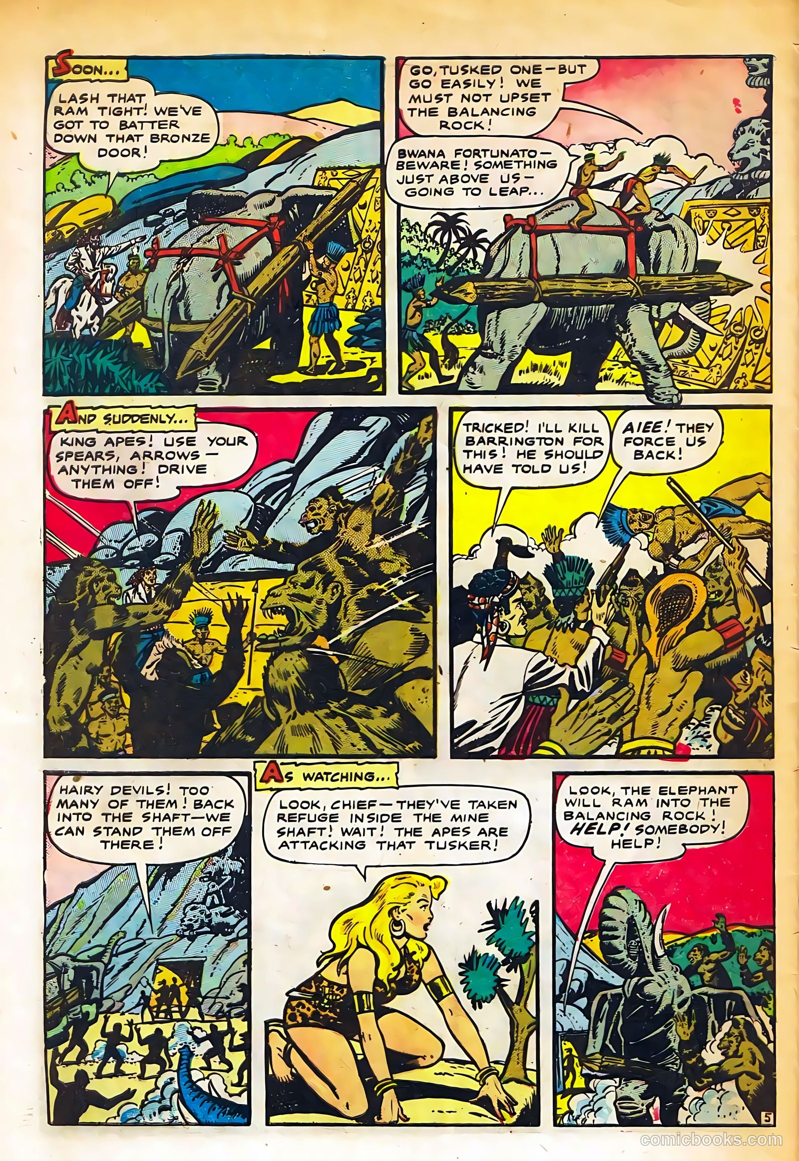Sheena, Queen of the Jungle #11 (1951) — page 32 of 36