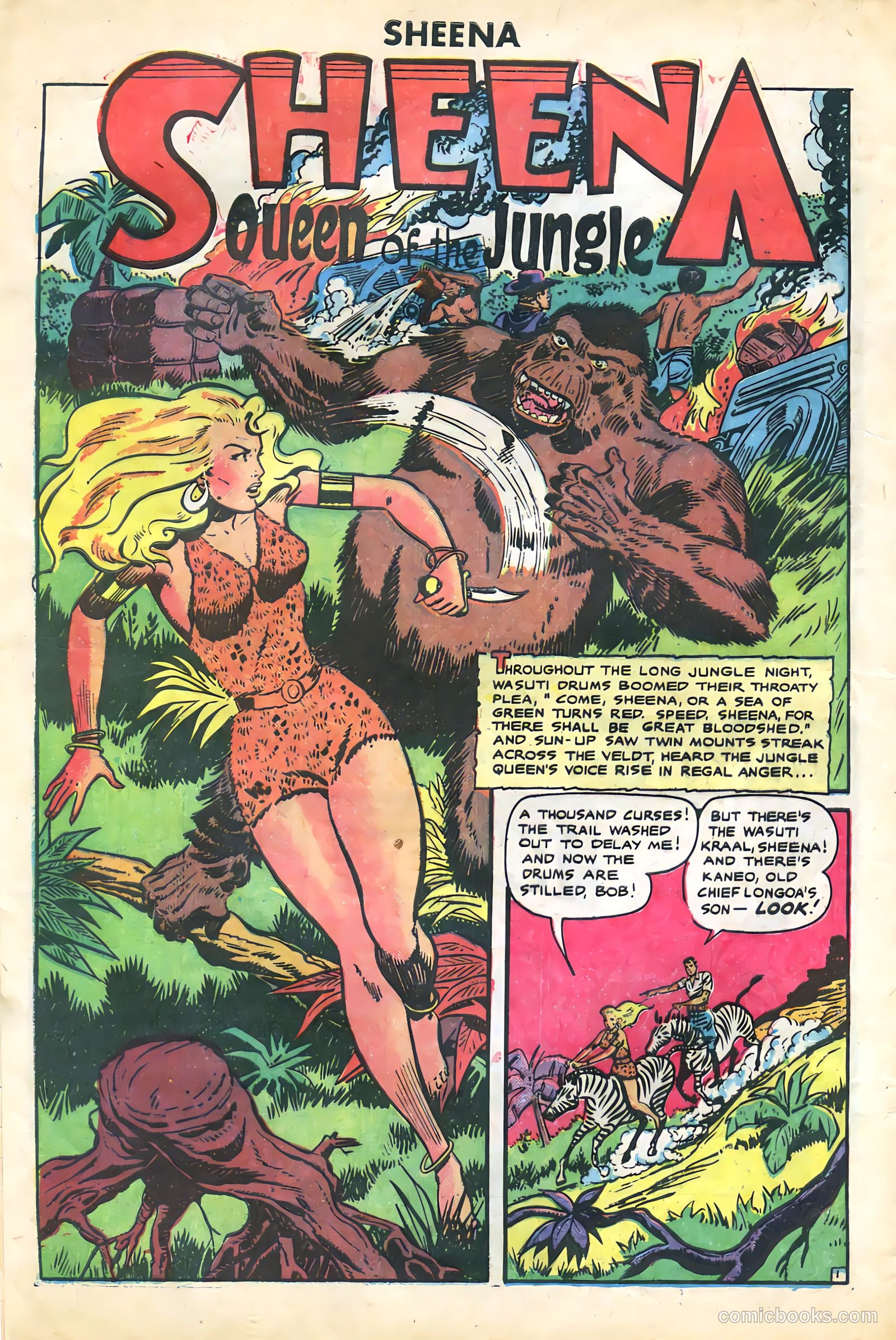 Sheena, Queen of the Jungle #12 (1951) — page 4 of 36