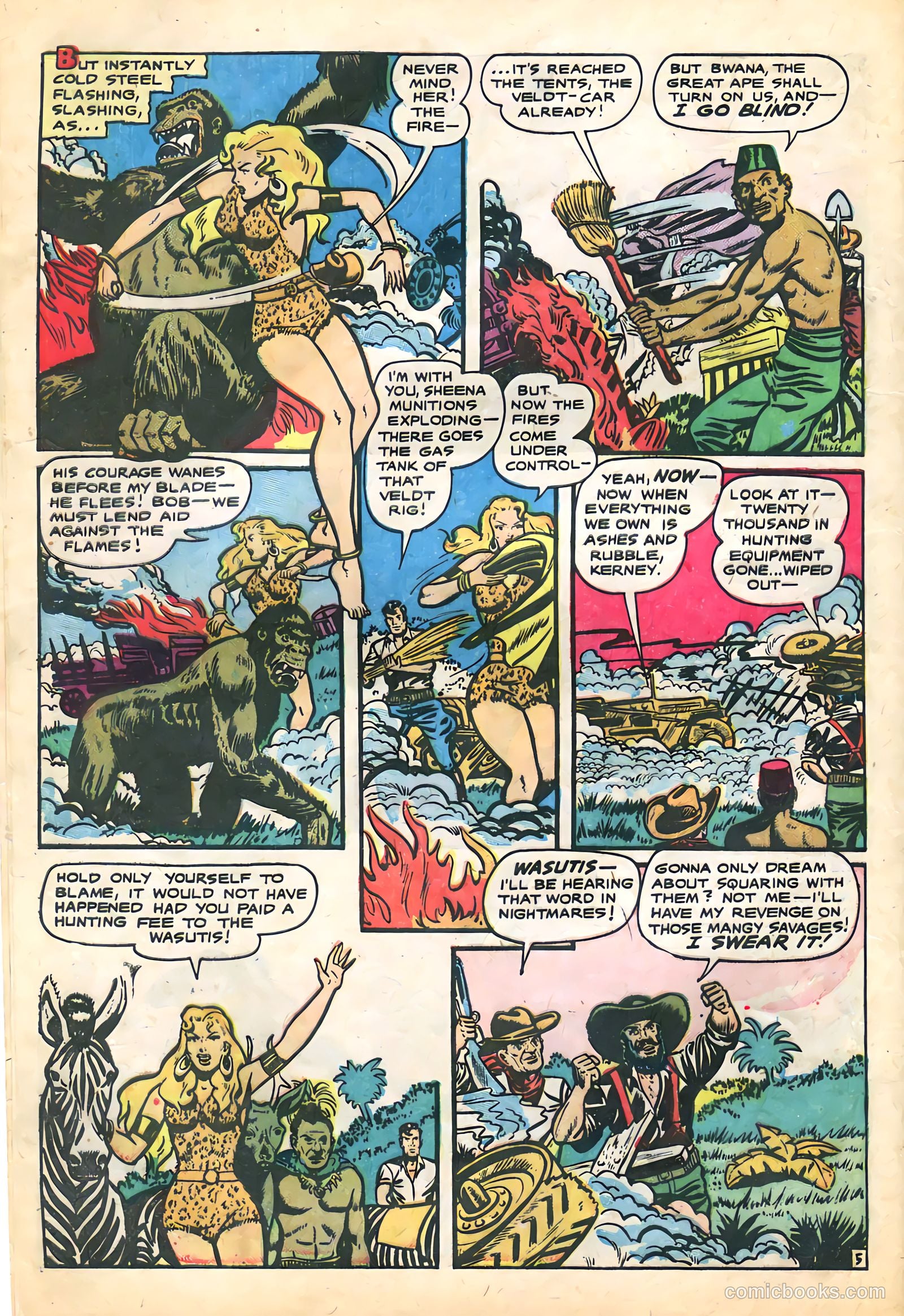 Sheena, Queen of the Jungle #12 (1951) — page 8 of 36