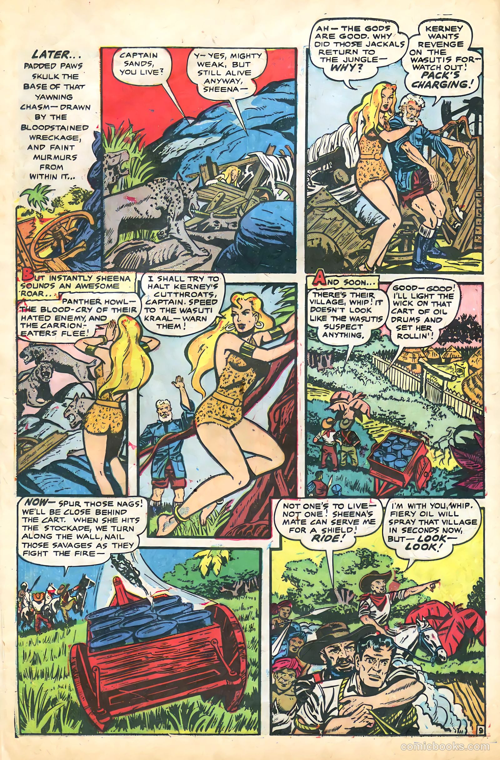 Sheena, Queen of the Jungle #12 (1951) — page 12 of 36