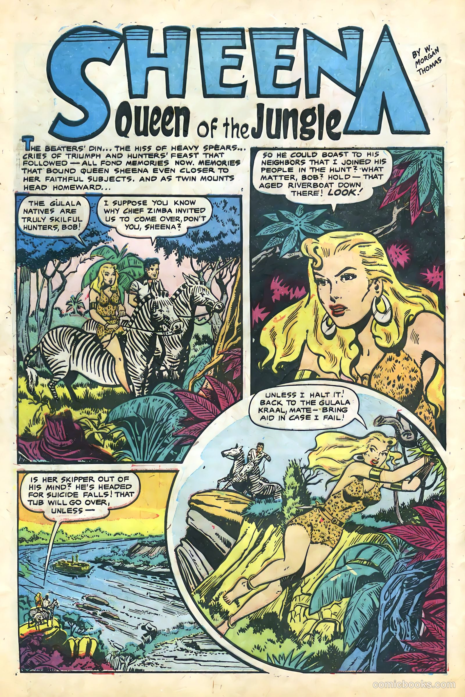 Sheena, Queen of the Jungle #12 (1951) — page 28 of 36