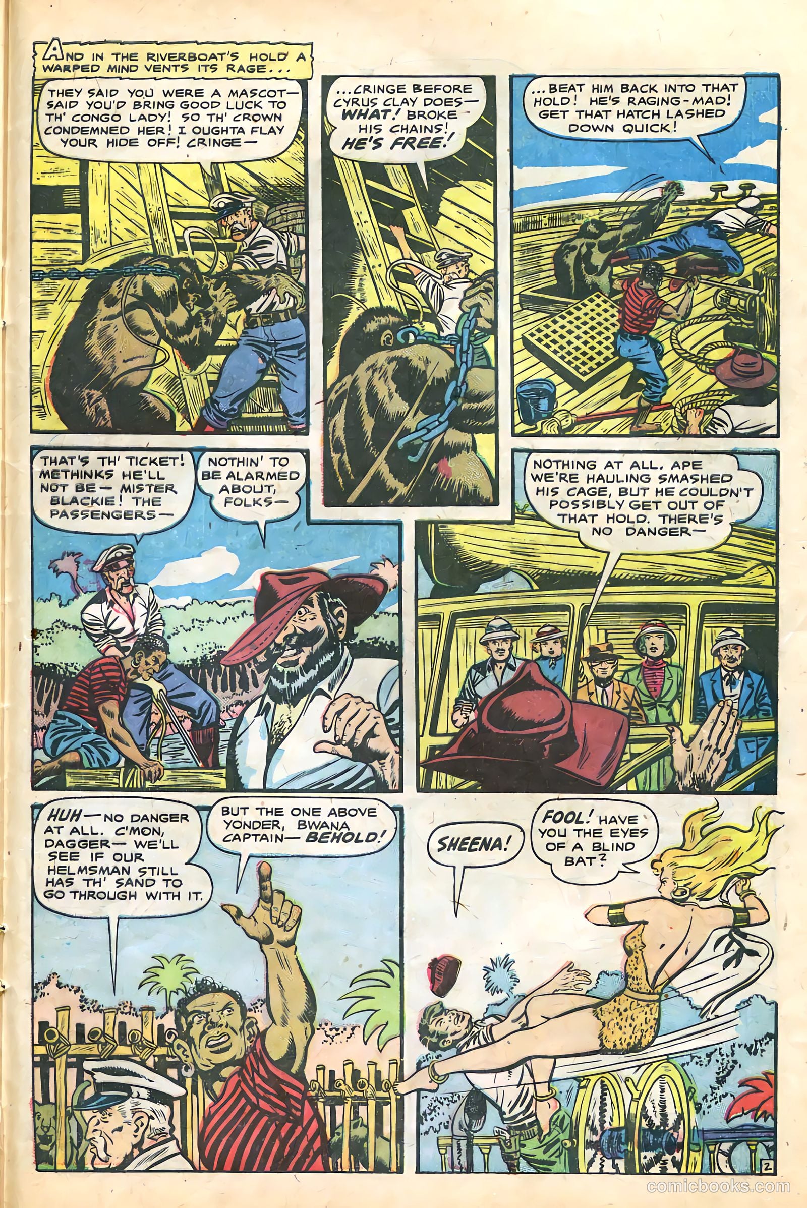 Sheena, Queen of the Jungle #12 (1951) — page 29 of 36