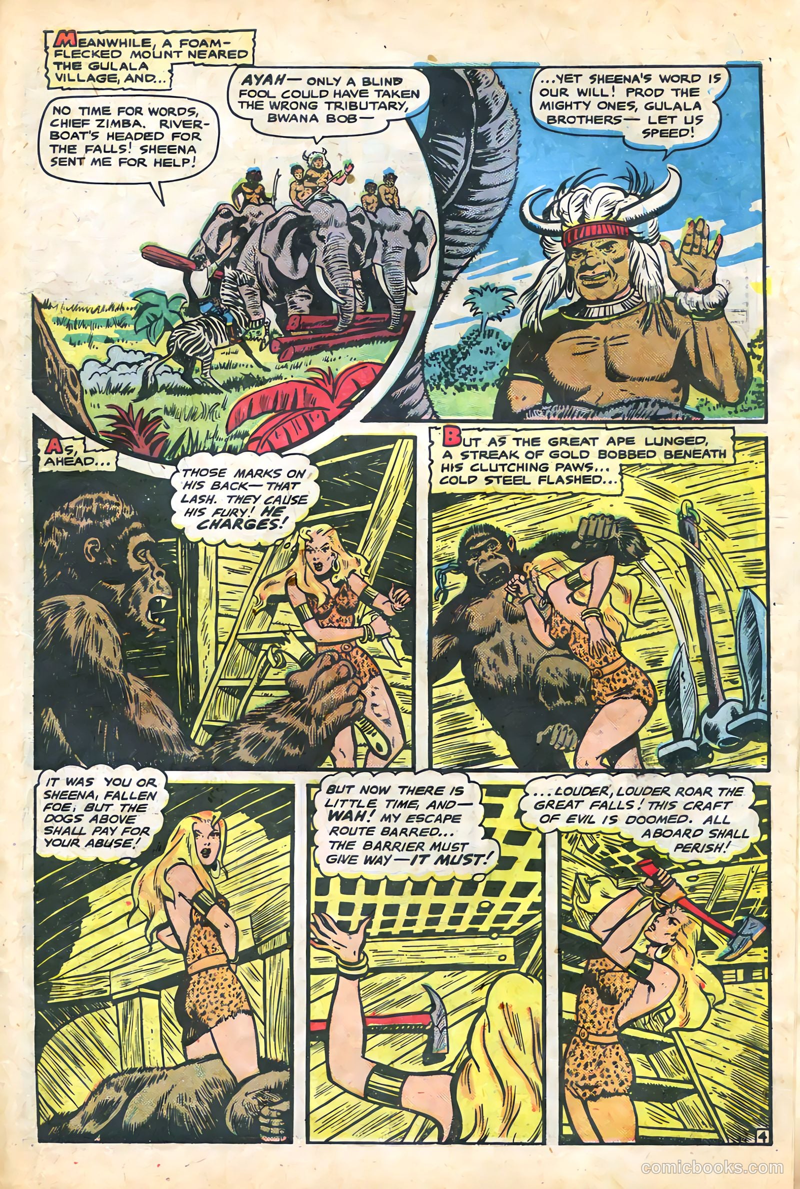 Sheena, Queen of the Jungle #12 (1951) — page 31 of 36