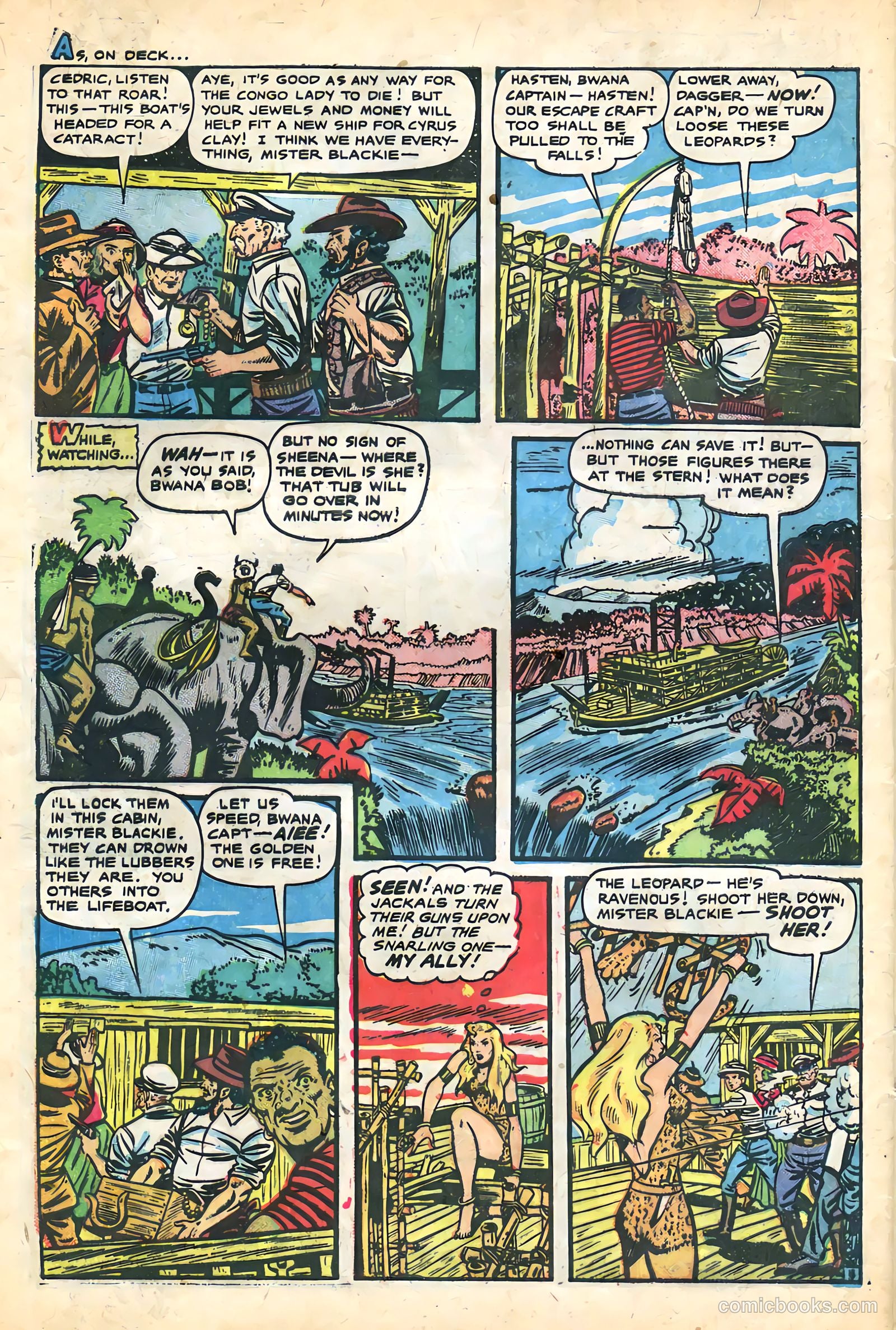 Sheena, Queen of the Jungle #12 (1951) — page 32 of 36