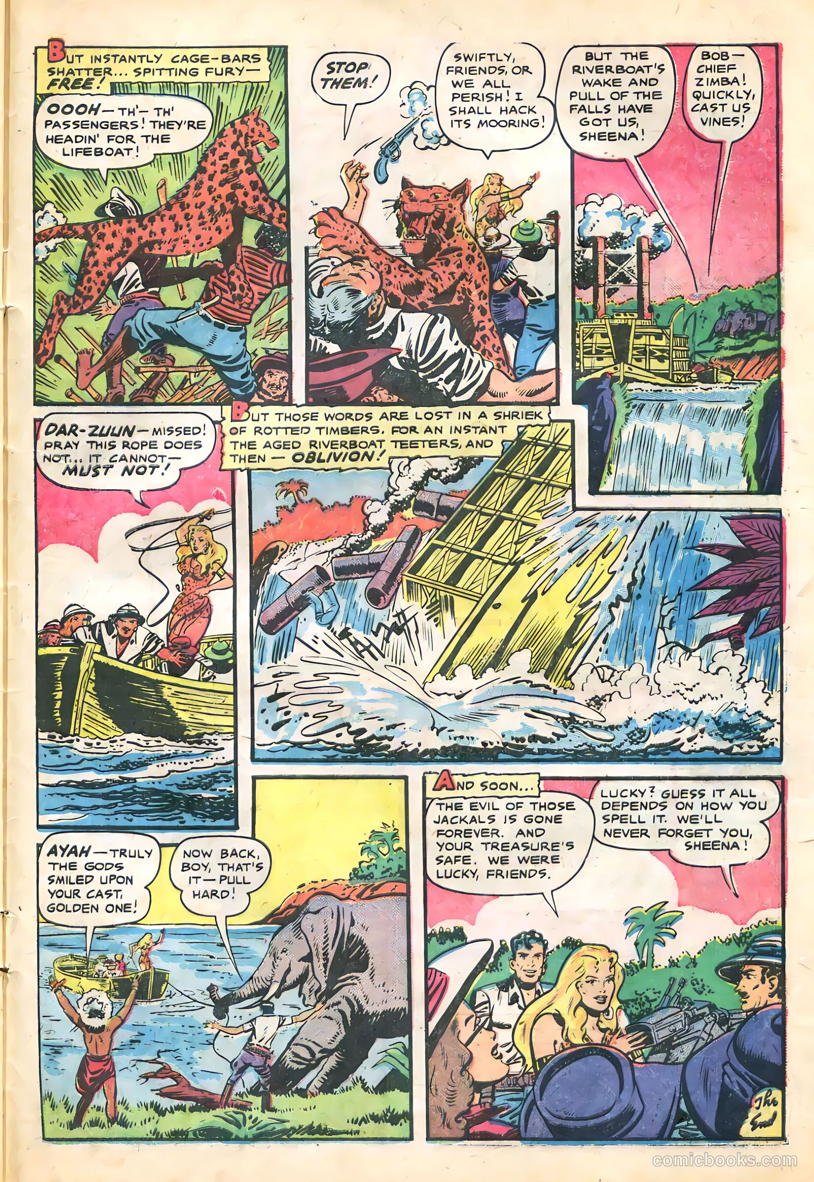 Sheena, Queen of the Jungle #12 (1951) — page 33 of 36