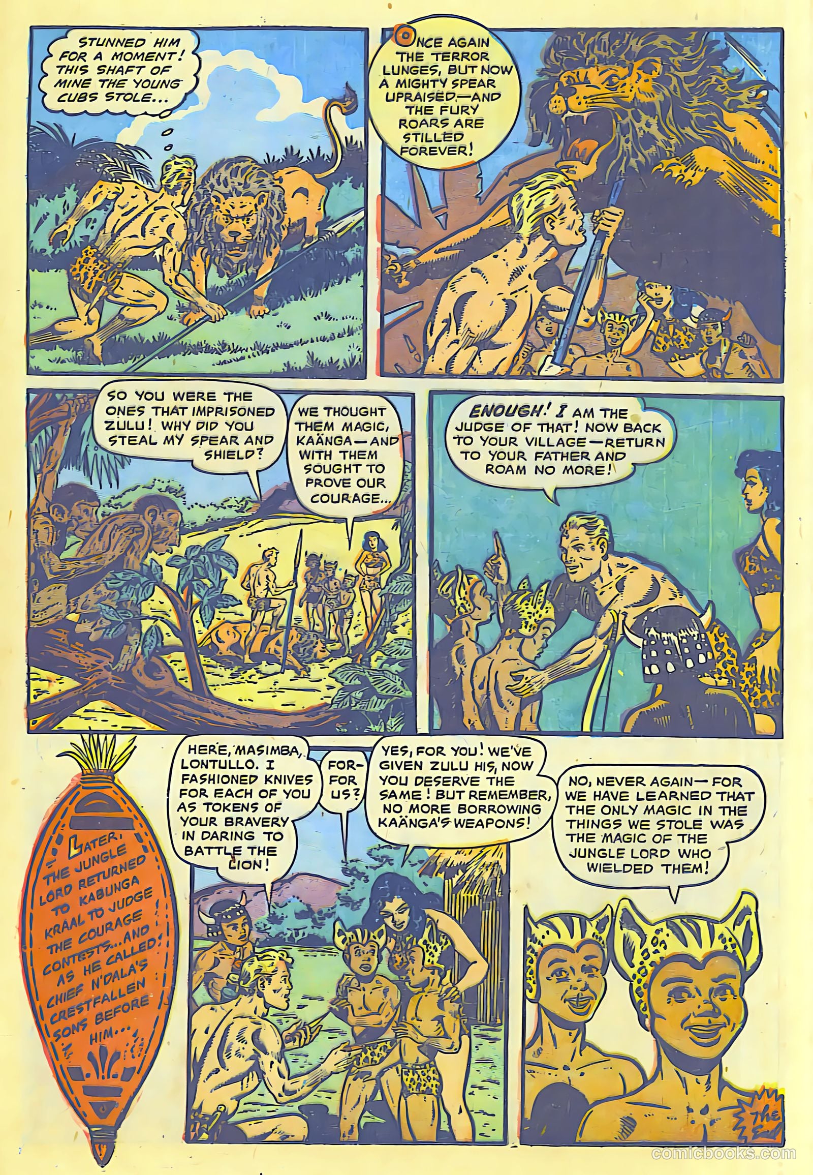 Sheena, Queen of the Jungle #13 (1951) — page 23 of 34