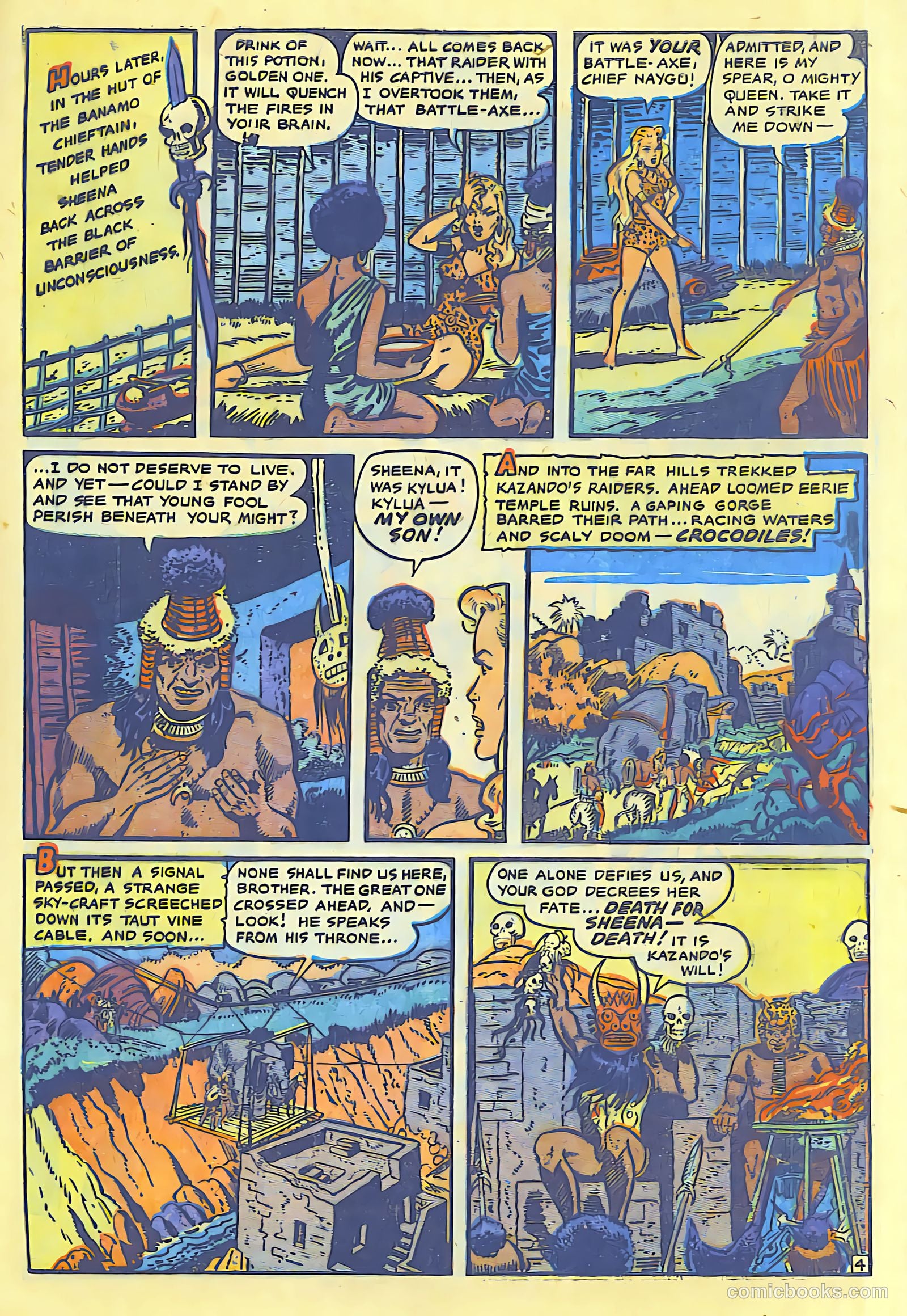 Sheena, Queen of the Jungle #13 (1951) — page 27 of 34