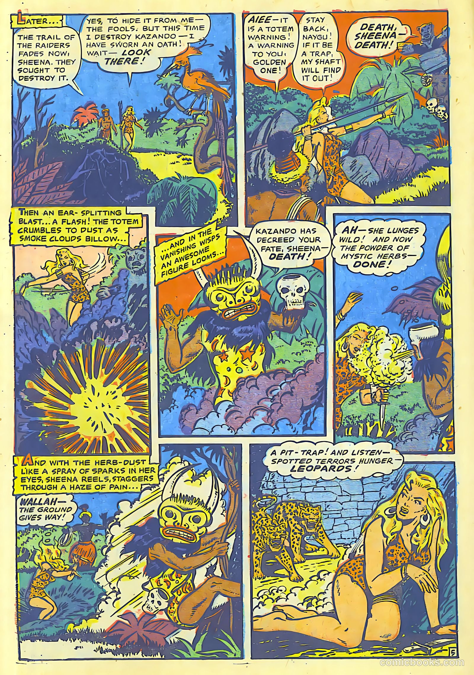 Sheena, Queen of the Jungle #13 (1951) — page 28 of 34