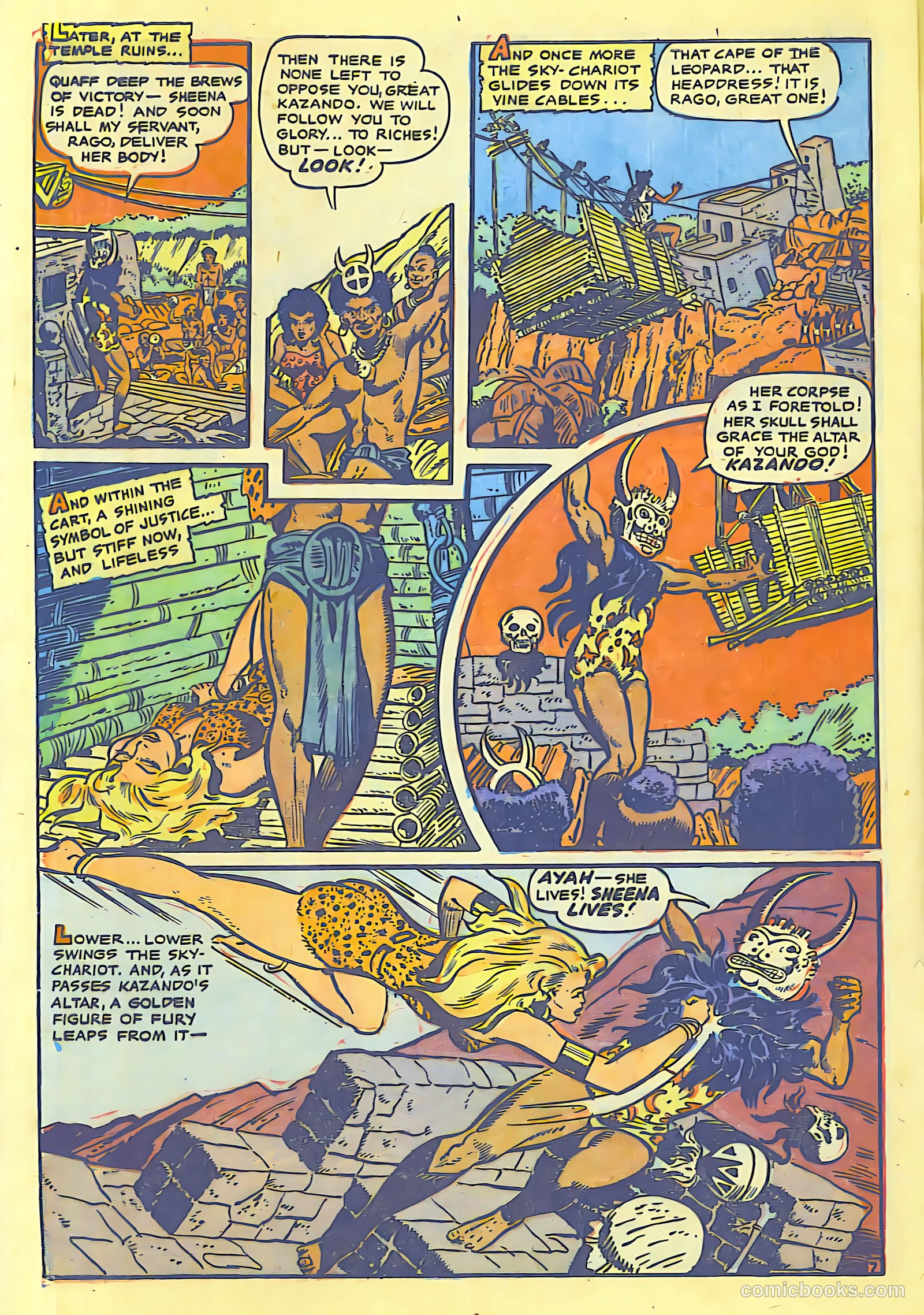 Sheena, Queen of the Jungle #13 (1951) — page 30 of 34