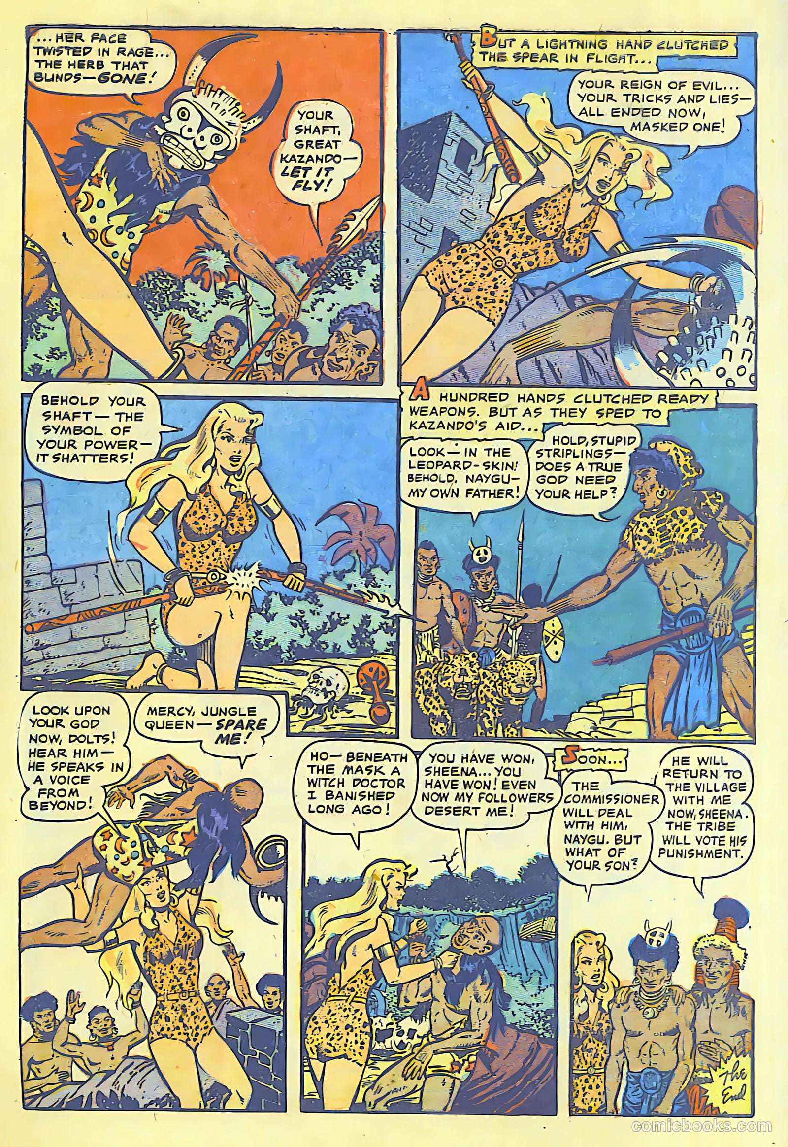 Sheena, Queen of the Jungle #13 (1951) — page 31 of 34