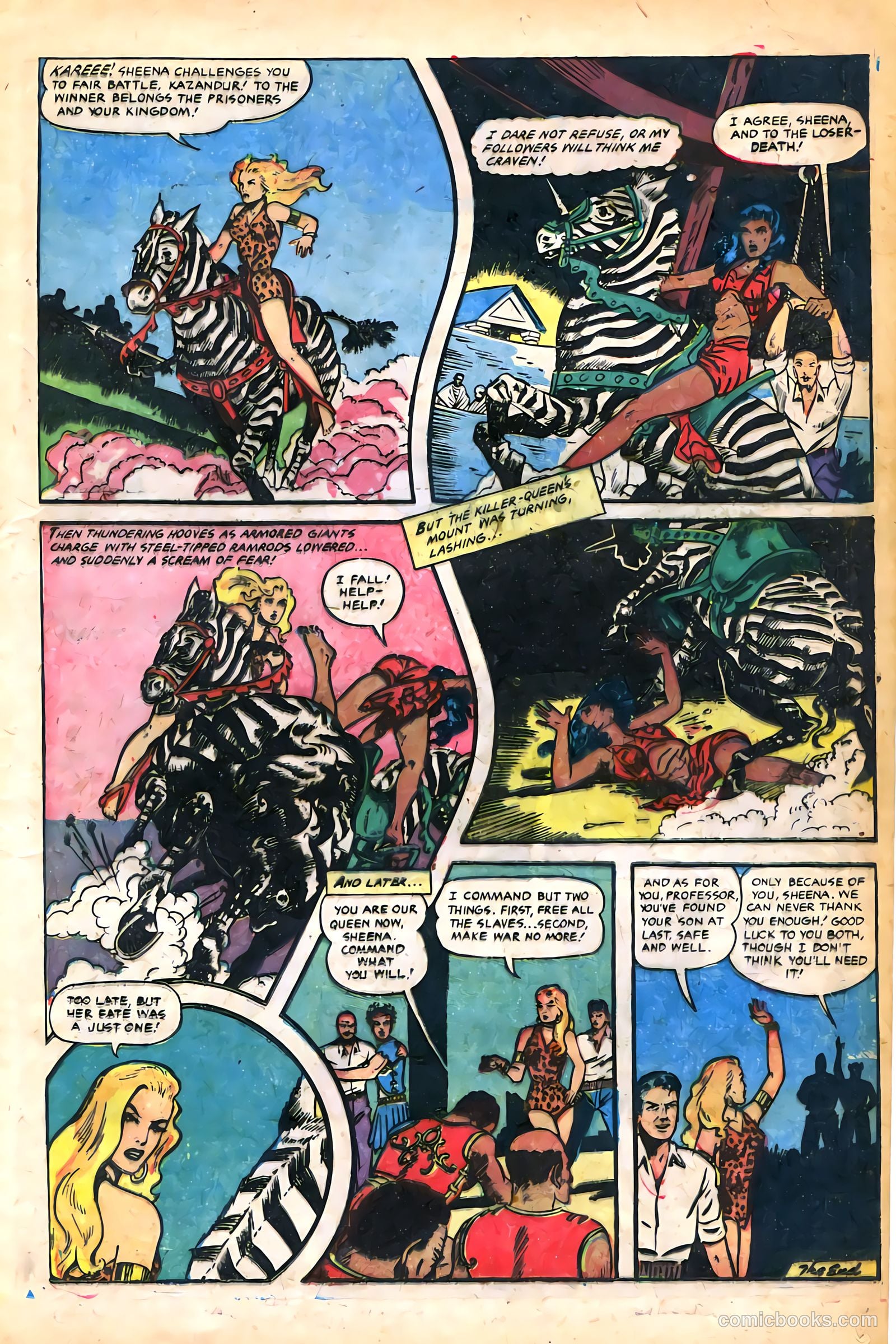 Sheena, Queen of the Jungle #14 (1951) — page 13 of 36