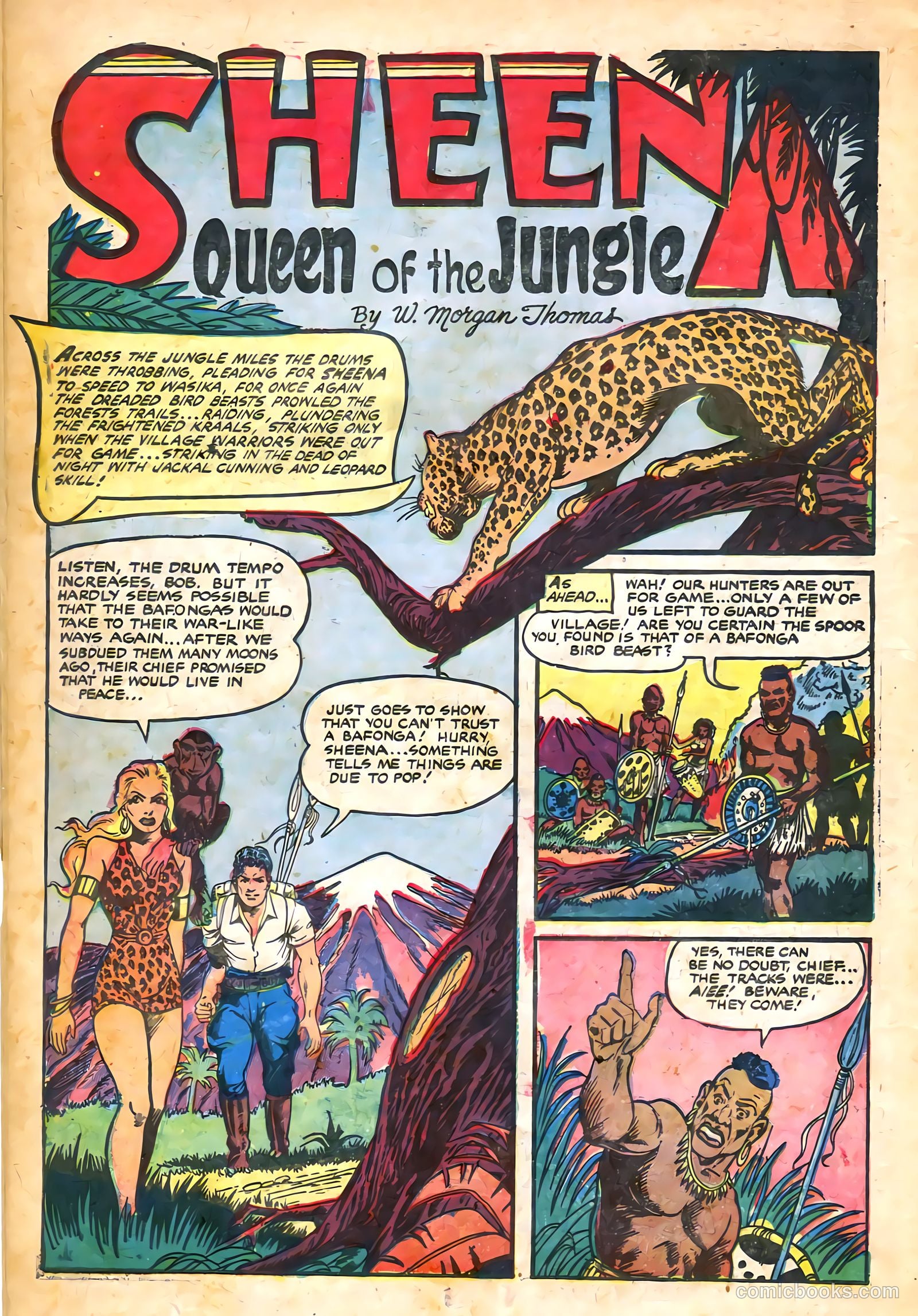 Sheena, Queen of the Jungle #14 (1951) — page 22 of 36