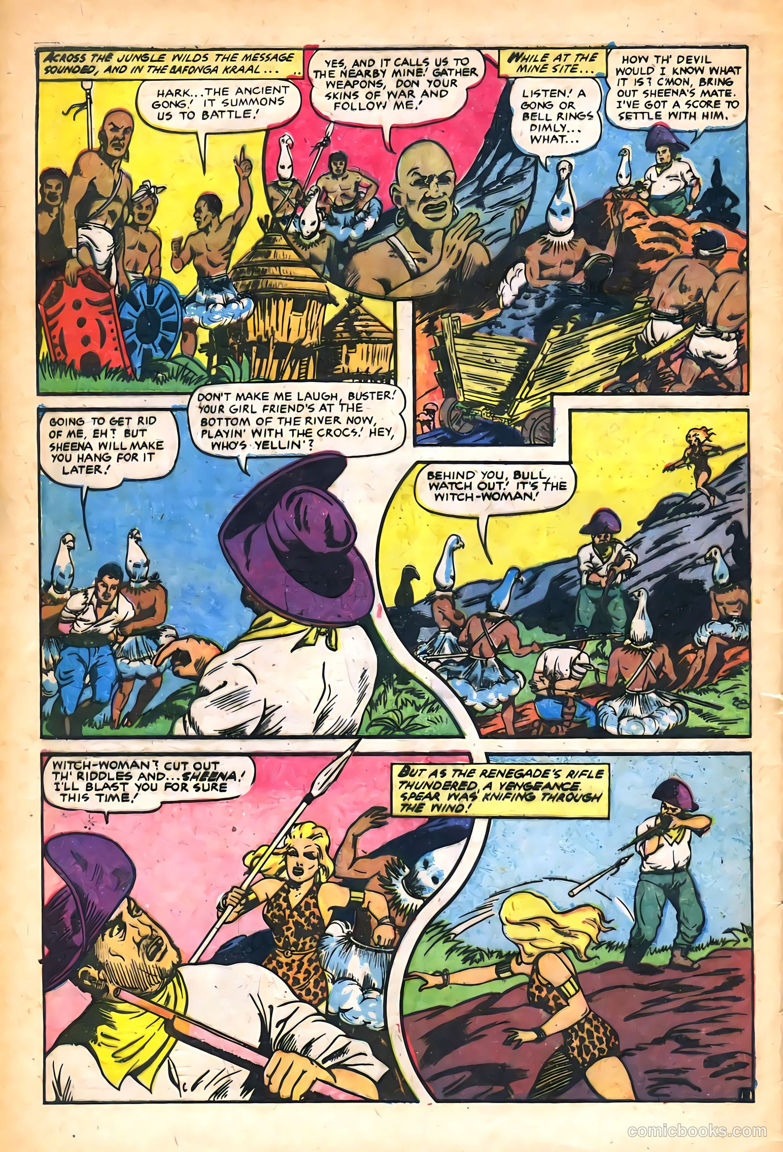 Sheena, Queen of the Jungle #14 (1951) — page 32 of 36