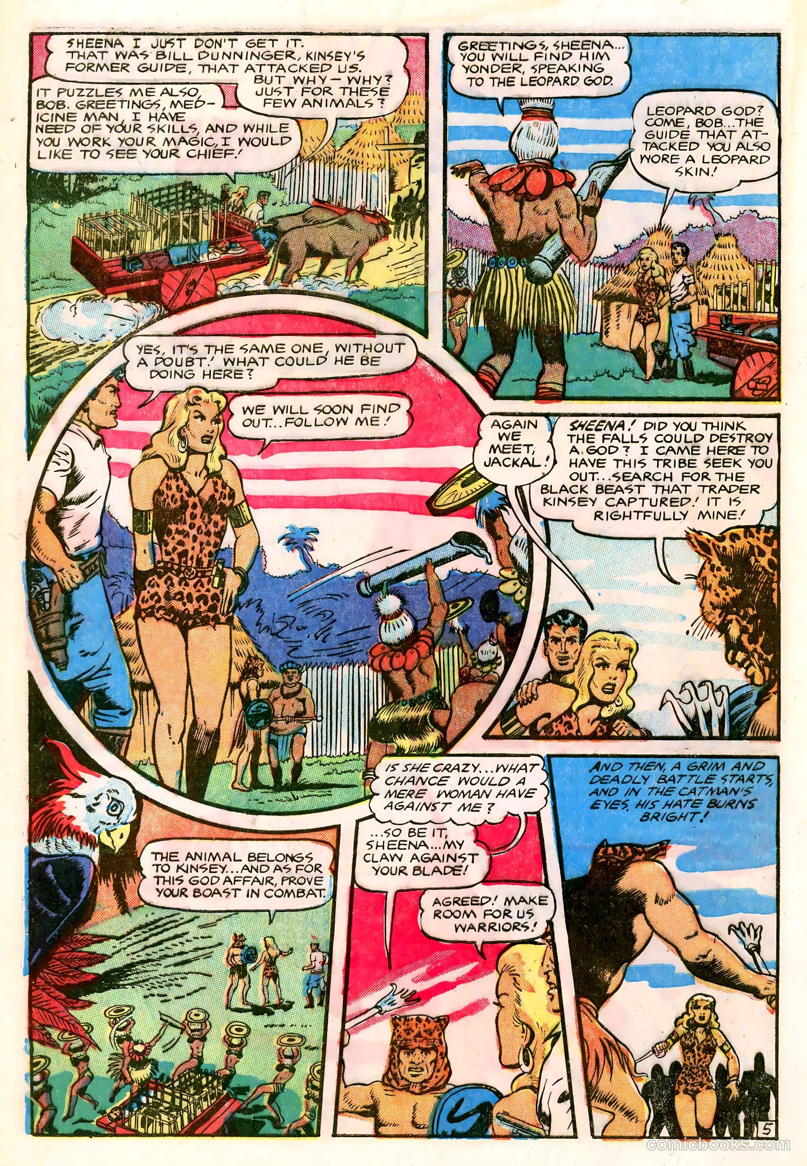 Sheena, Queen of the Jungle #15 (1952) — page 9 of 37
