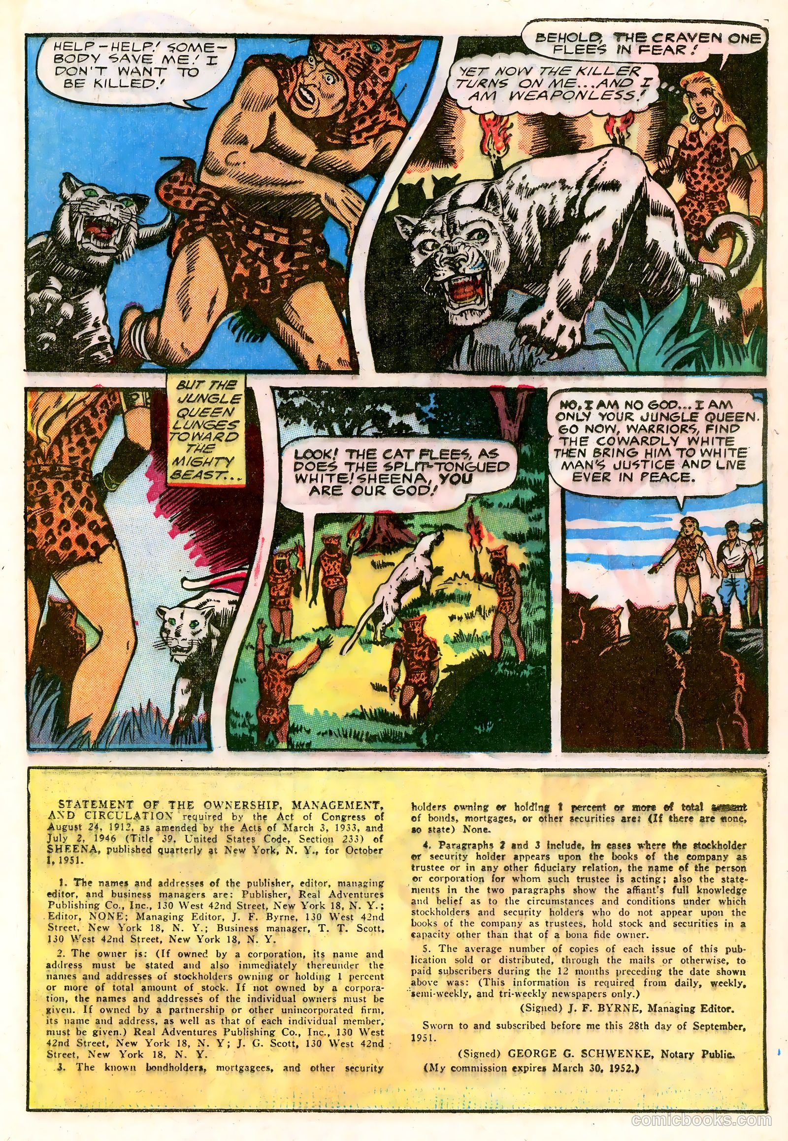 Sheena, Queen of the Jungle #15 (1952) — page 14 of 37