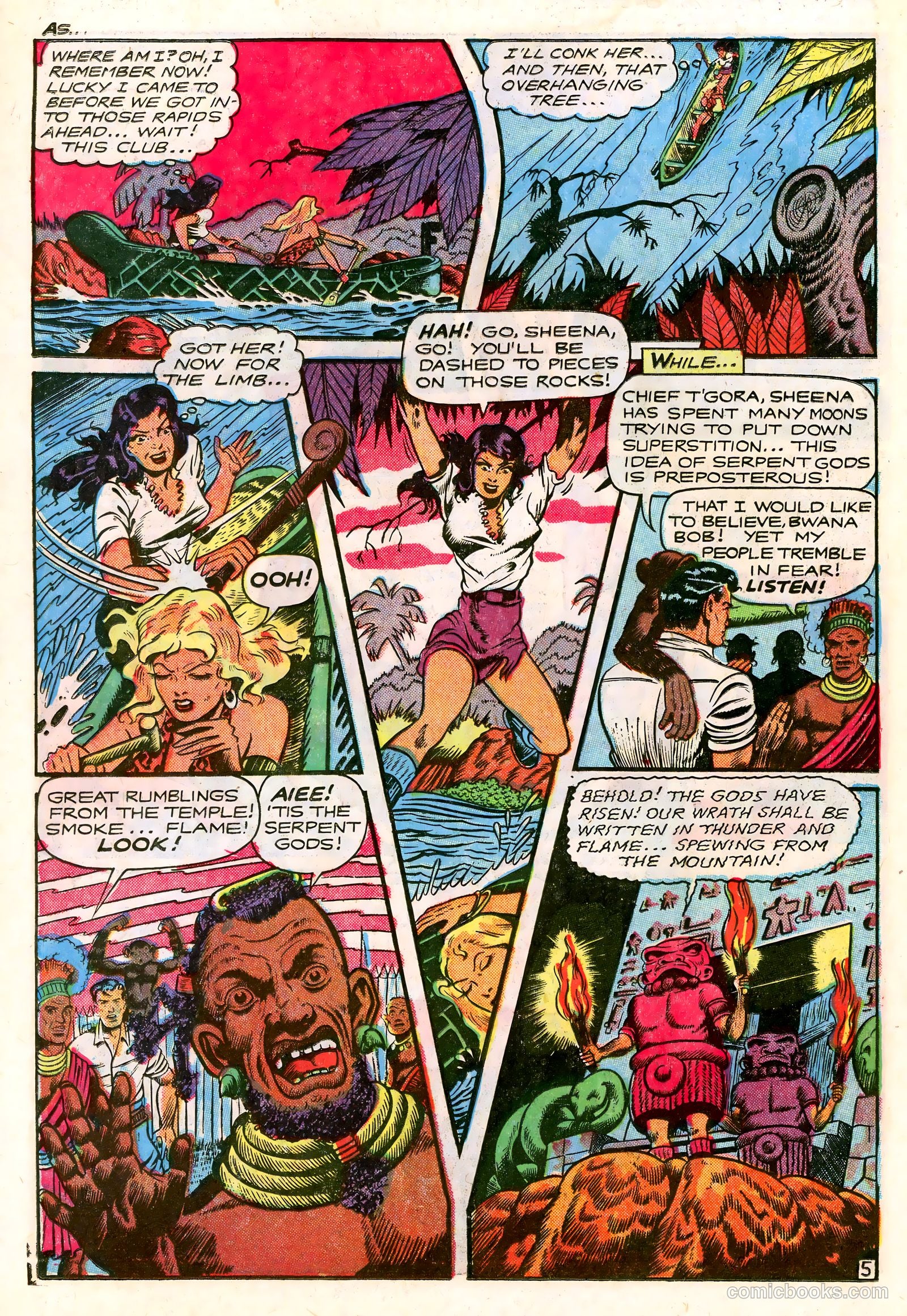 Sheena, Queen of the Jungle #15 (1952) — page 27 of 37
