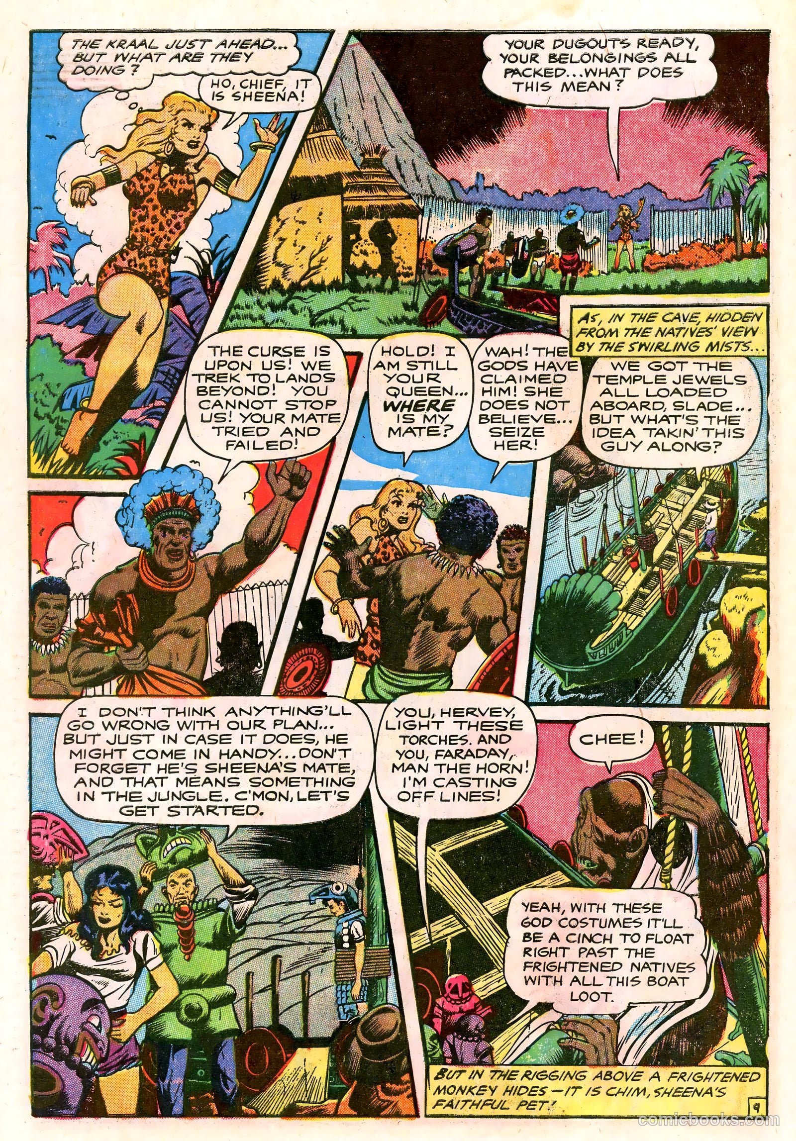 Sheena, Queen of the Jungle #15 (1952) — page 31 of 37