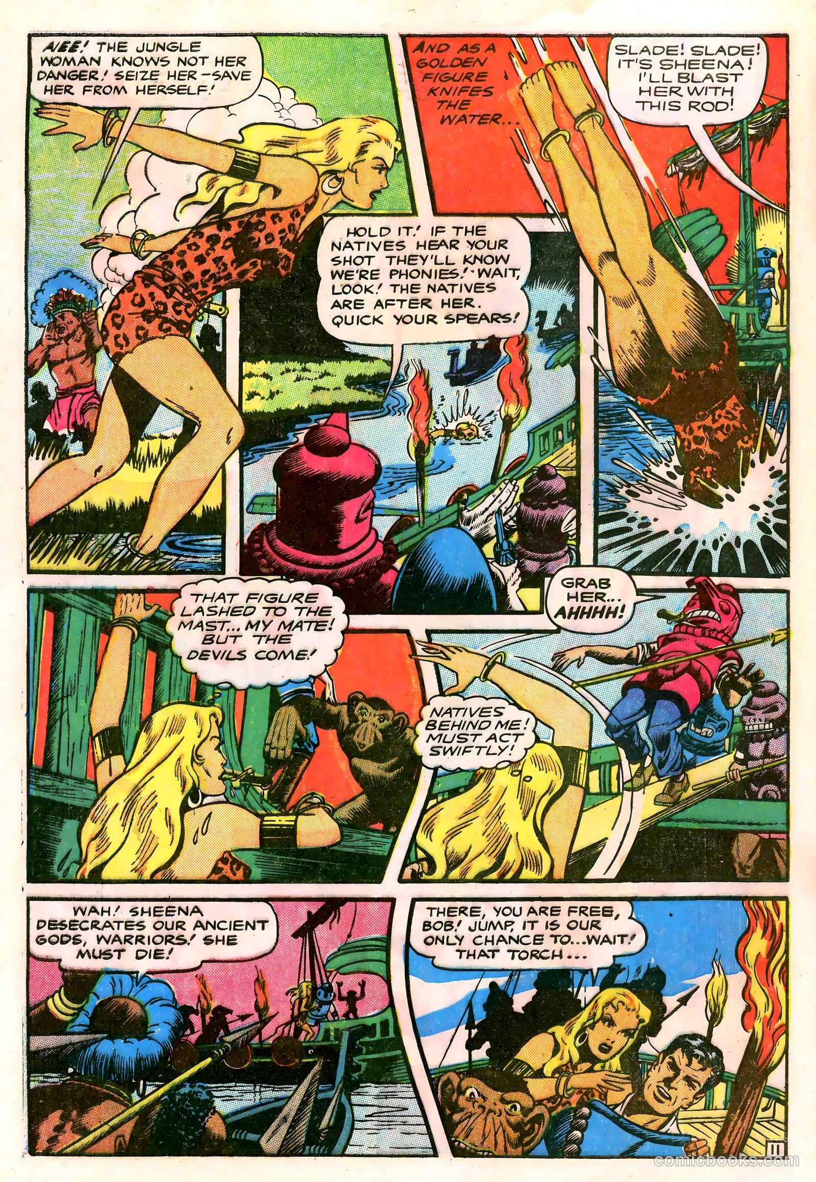 Sheena, Queen of the Jungle #15 (1952) — page 33 of 37