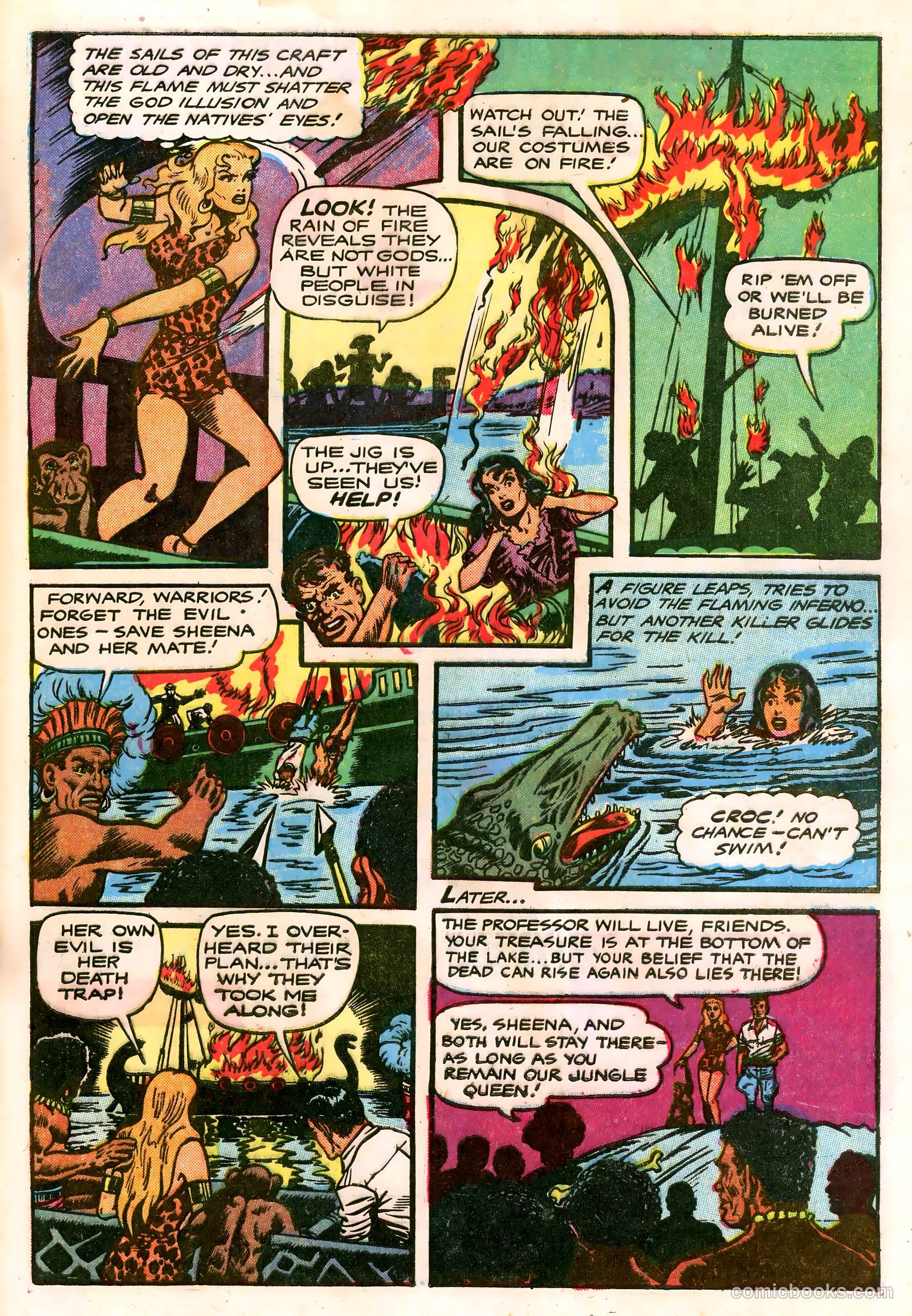 Sheena, Queen of the Jungle #15 (1952) — page 34 of 37