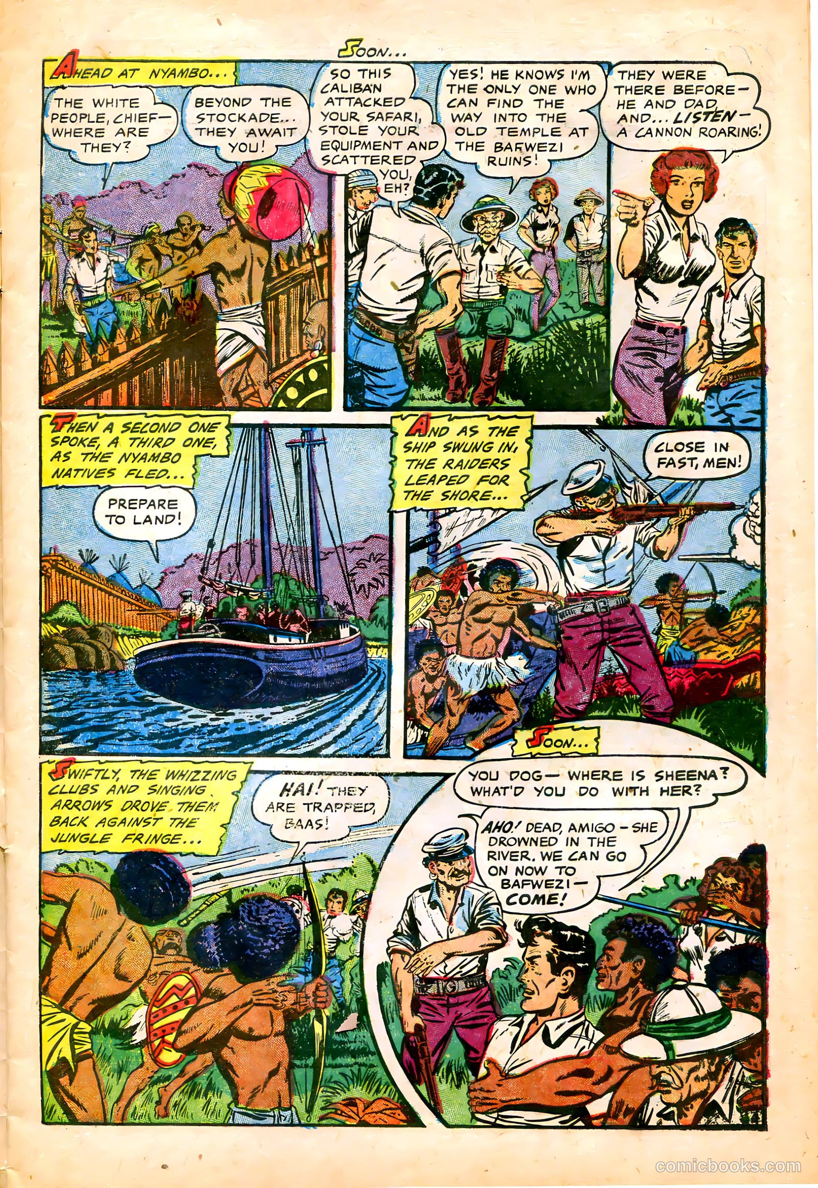 Sheena, Queen of the Jungle #16 (1952) — page 7 of 36