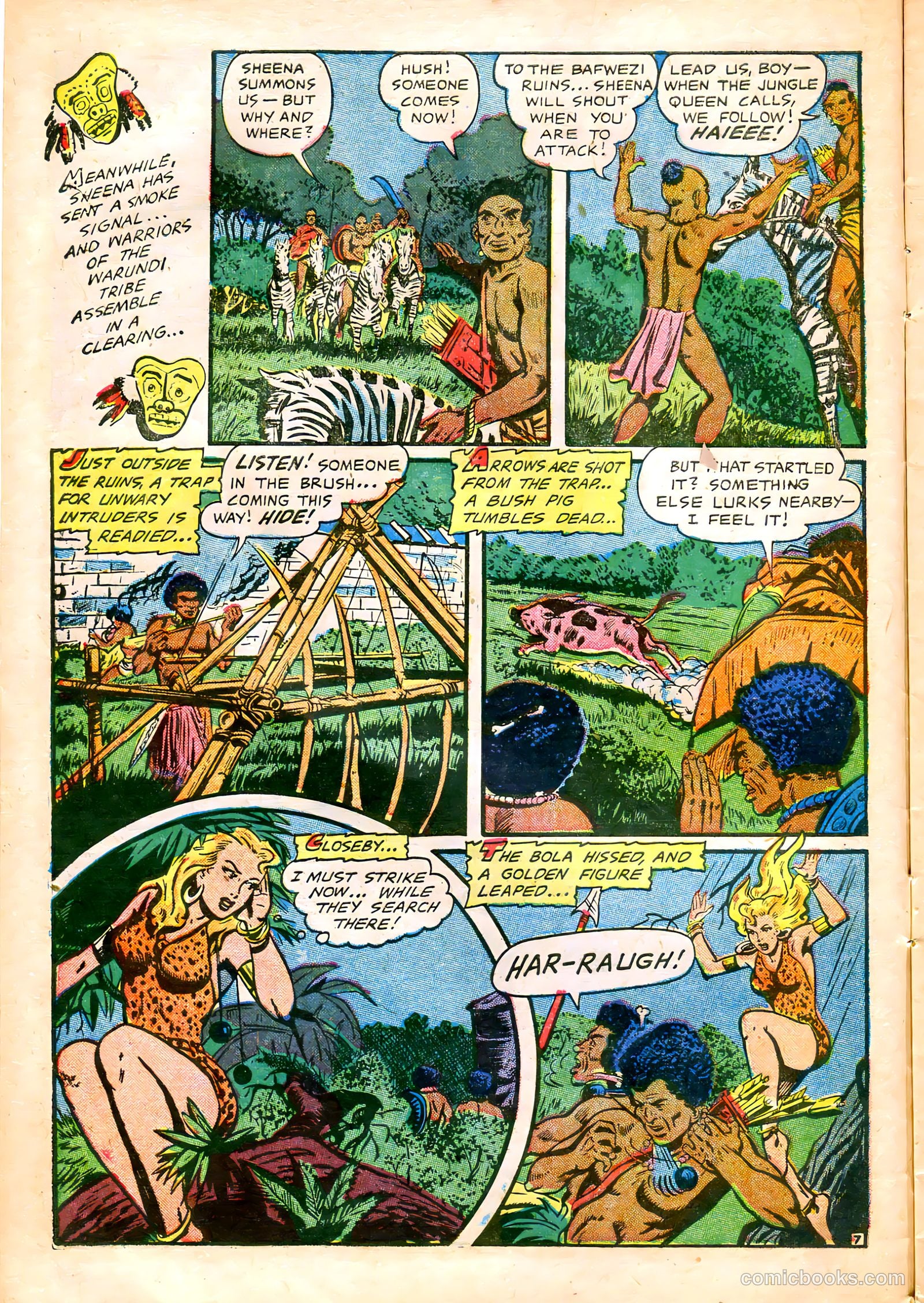 Sheena, Queen of the Jungle #16 (1952) — page 10 of 36