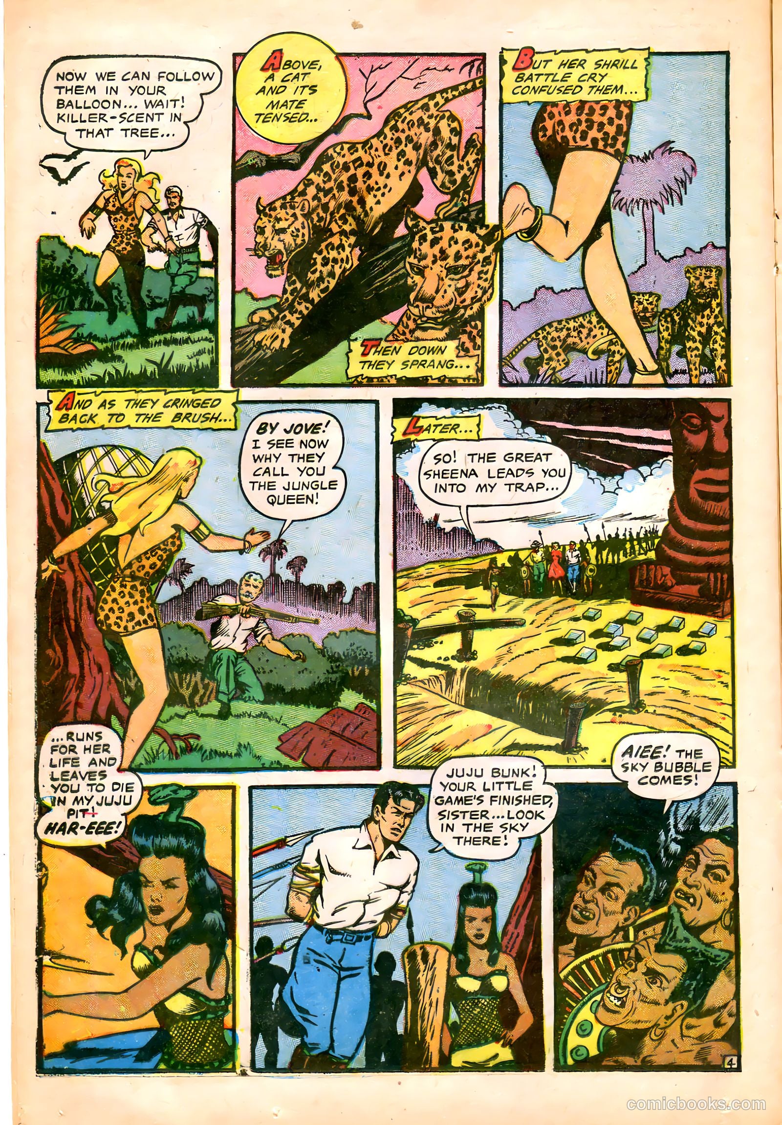 Sheena, Queen of the Jungle #16 (1952) — page 16 of 36